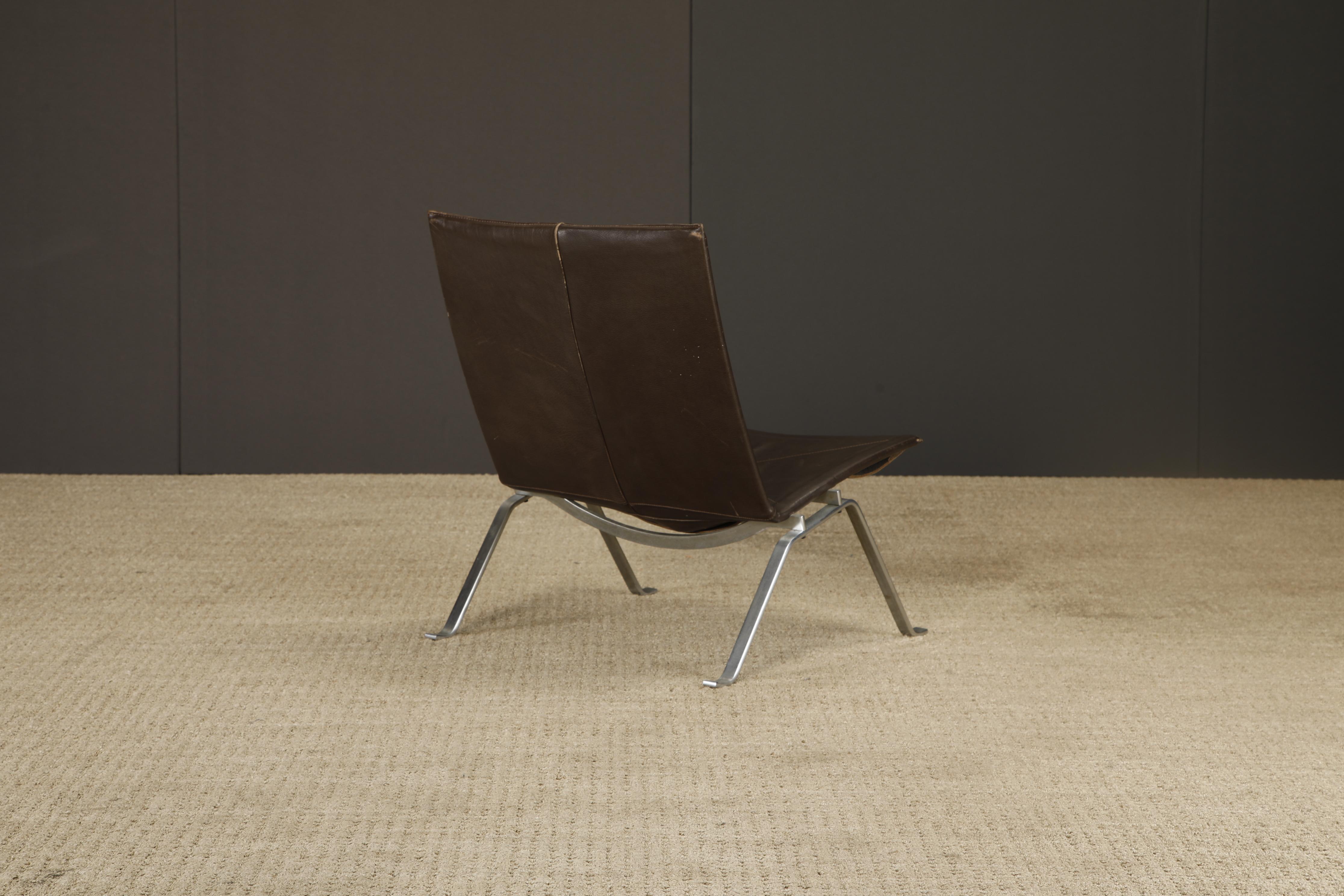 Chaise longue 'PK-22' de Poul Kjærholm pour EKC, doublement signée en vente 8