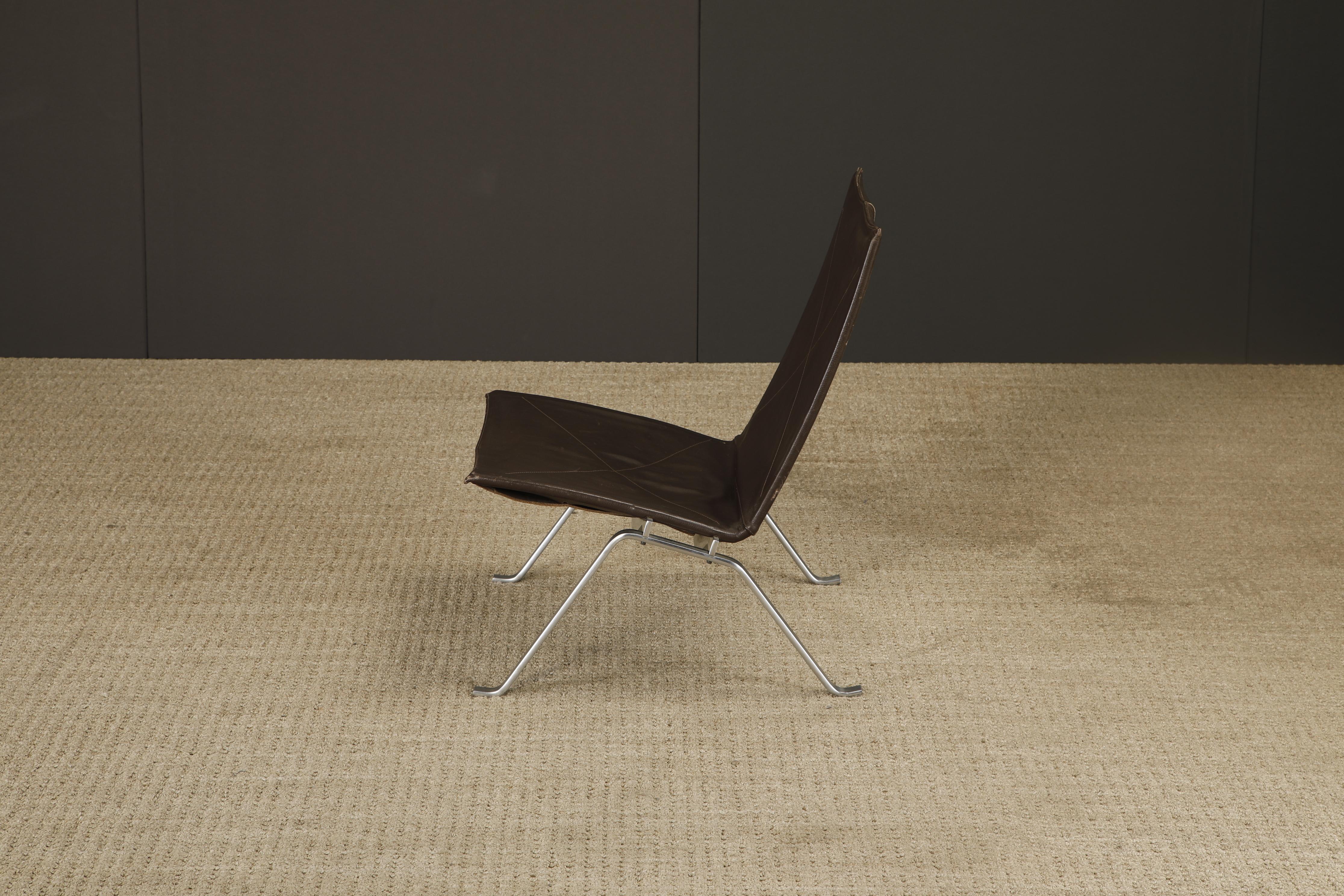 Chaise longue 'PK-22' de Poul Kjærholm pour EKC, doublement signée en vente 11