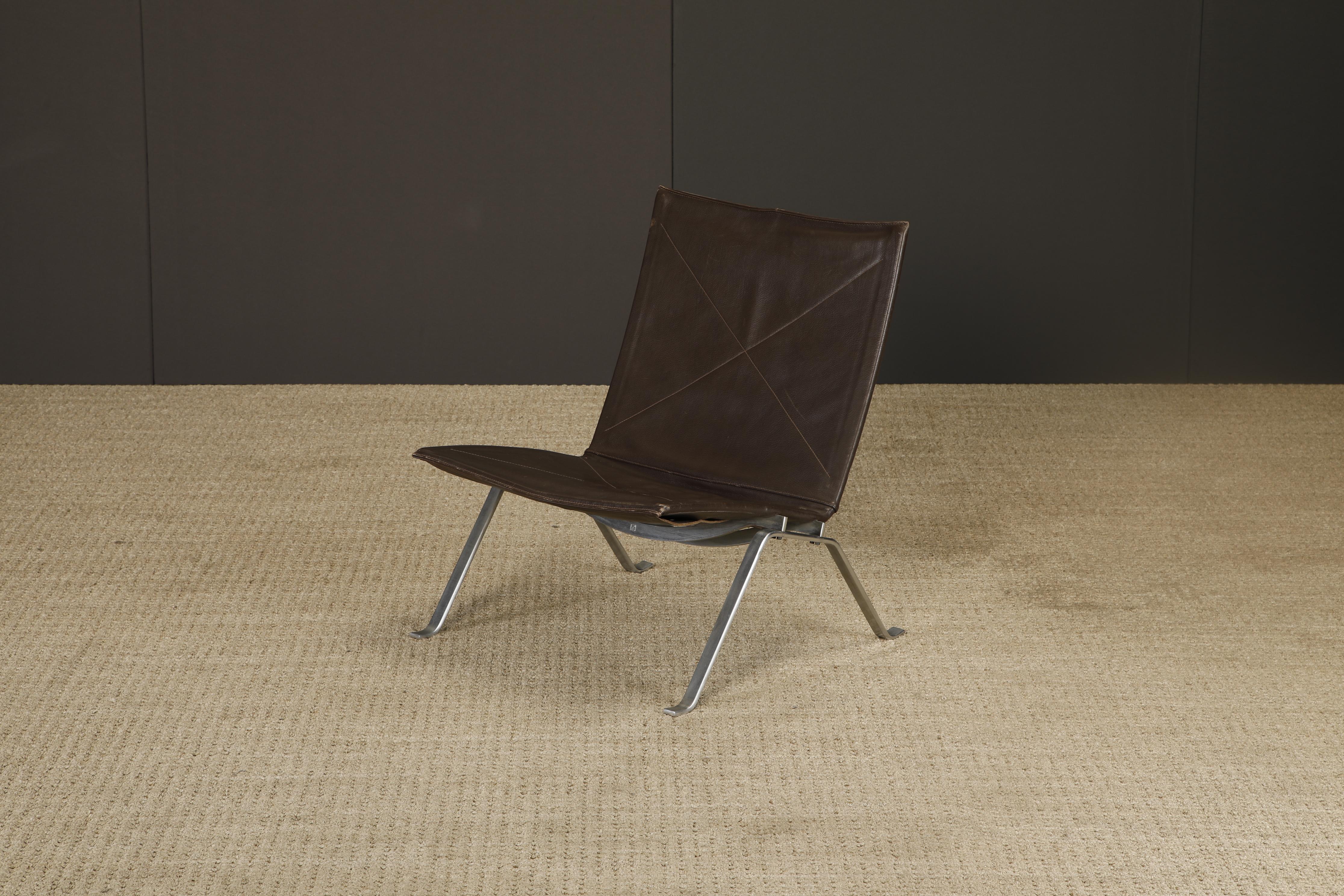 Chaise longue 'PK-22' de Poul Kjærholm pour EKC, doublement signée en vente 12