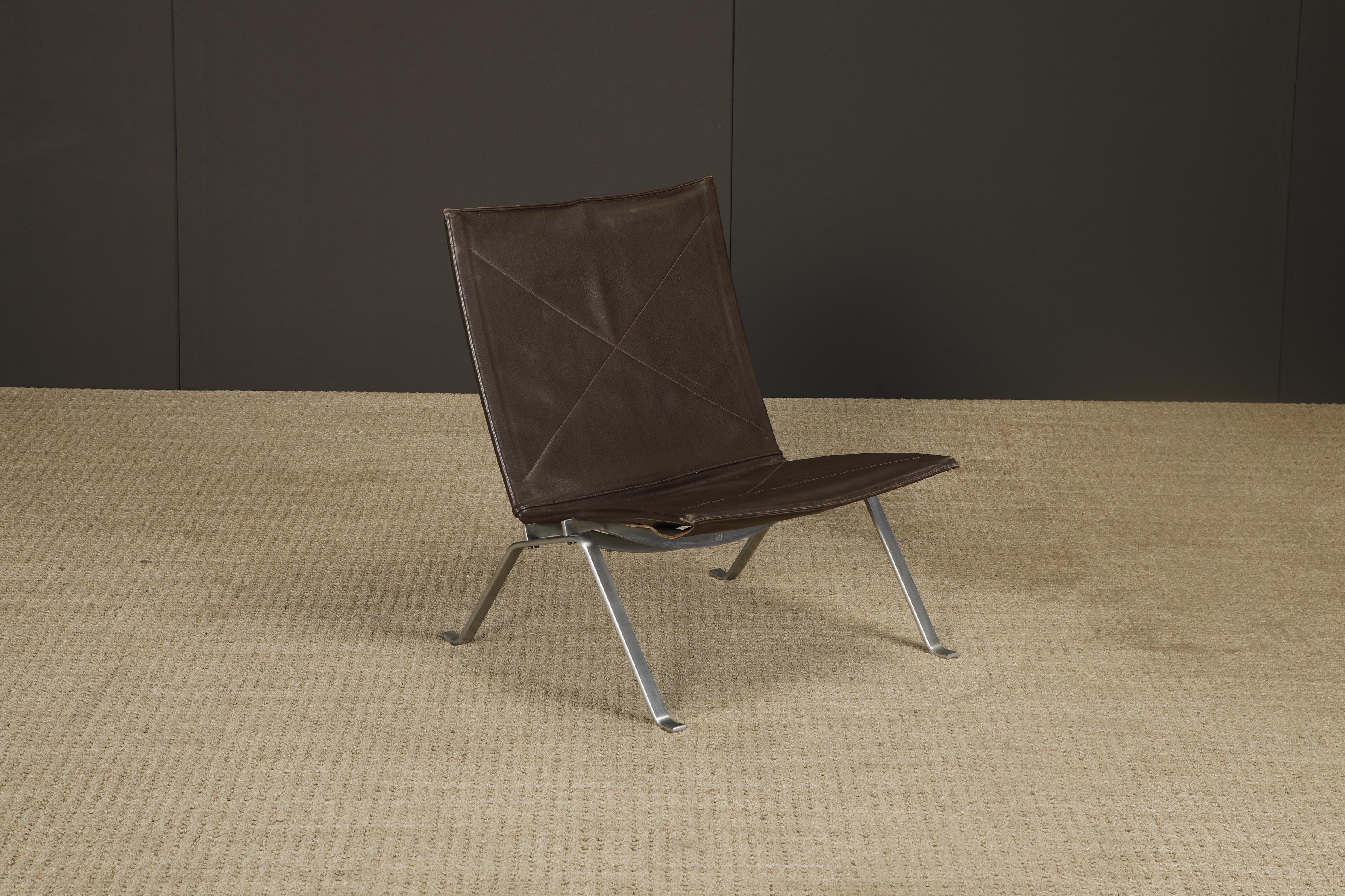 Chaise longue 'PK-22' de Poul Kjærholm pour EKC, doublement signée en vente 1