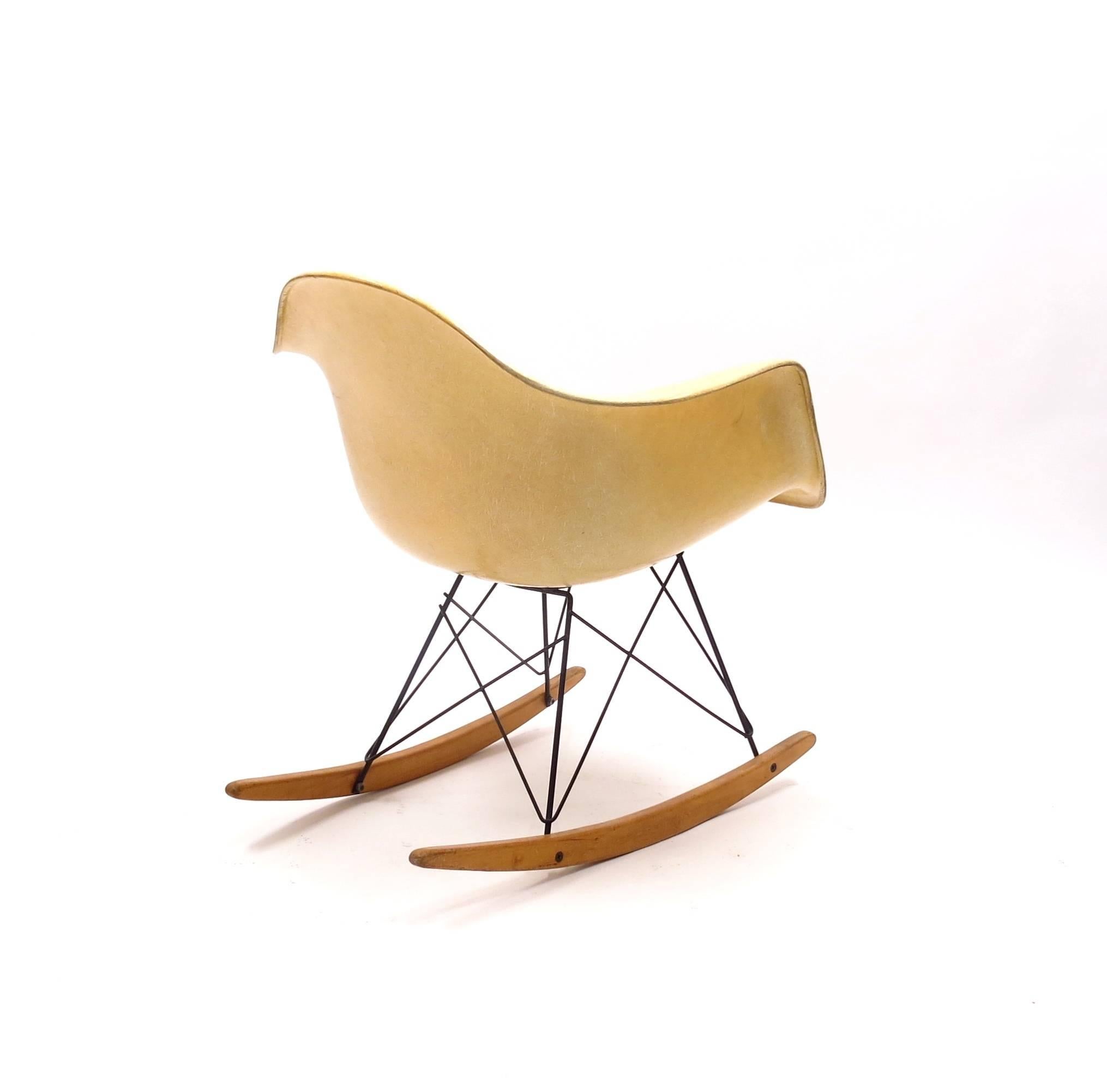 American Early Production RAR Rocker by Charles & Ray Eames for Herman Miller, 1950s