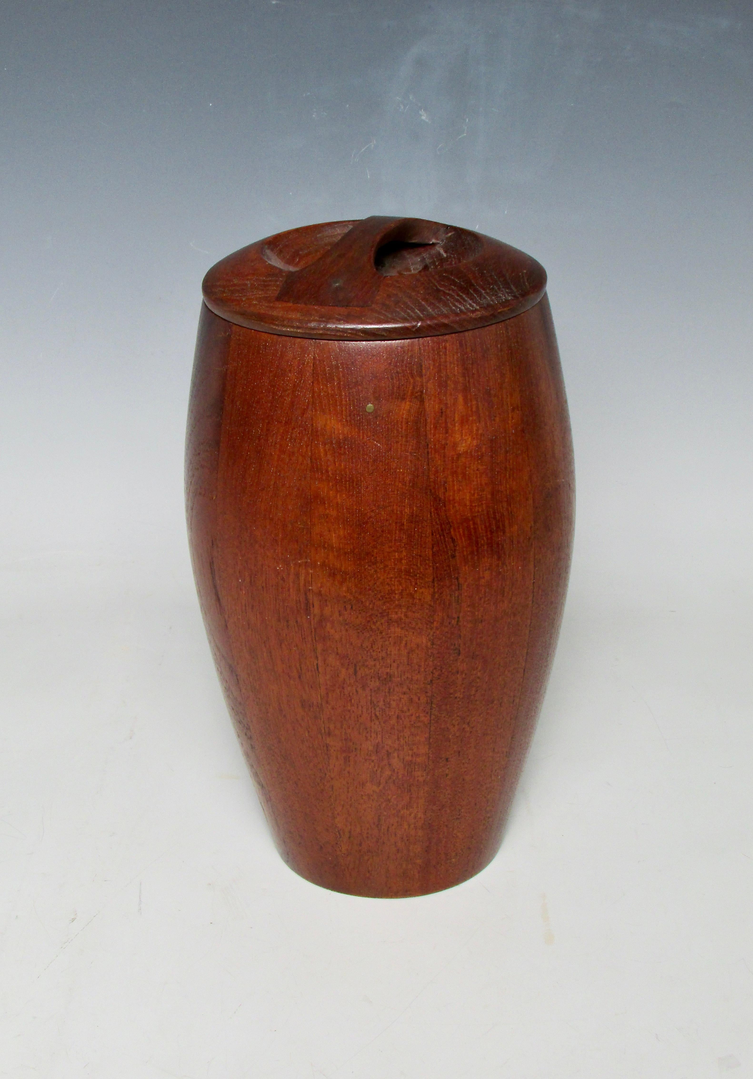 Danish Early Production Rare Teak Ice Bucket by Jens Quistgaard for Dansk For Sale