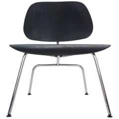 Vintage Early Production Ray & Charles Eames for Herman Miller Black "LCM" Lounge Chair