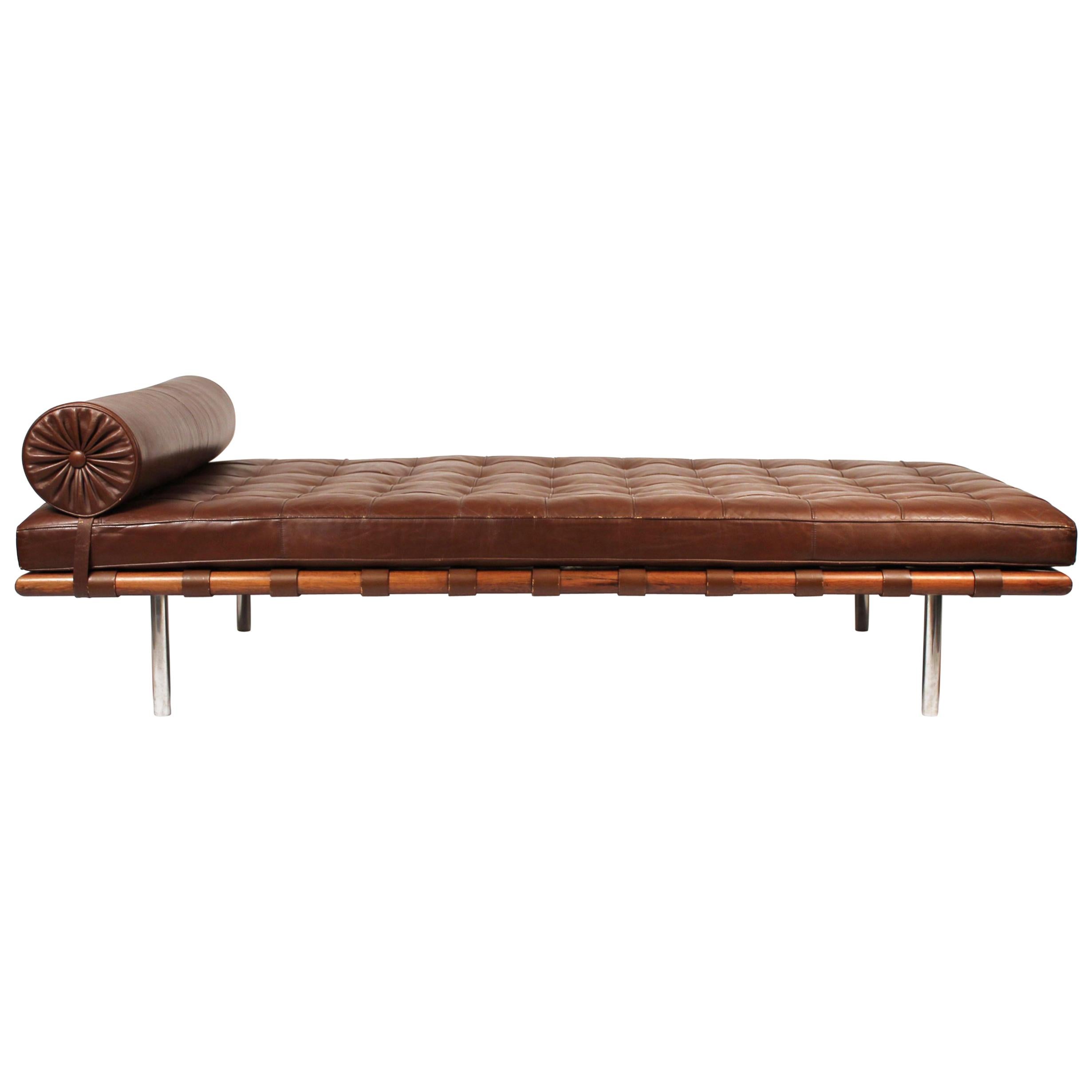 Early Production, Rosewood Daybed designed by Ludwig Mies van der Rohe