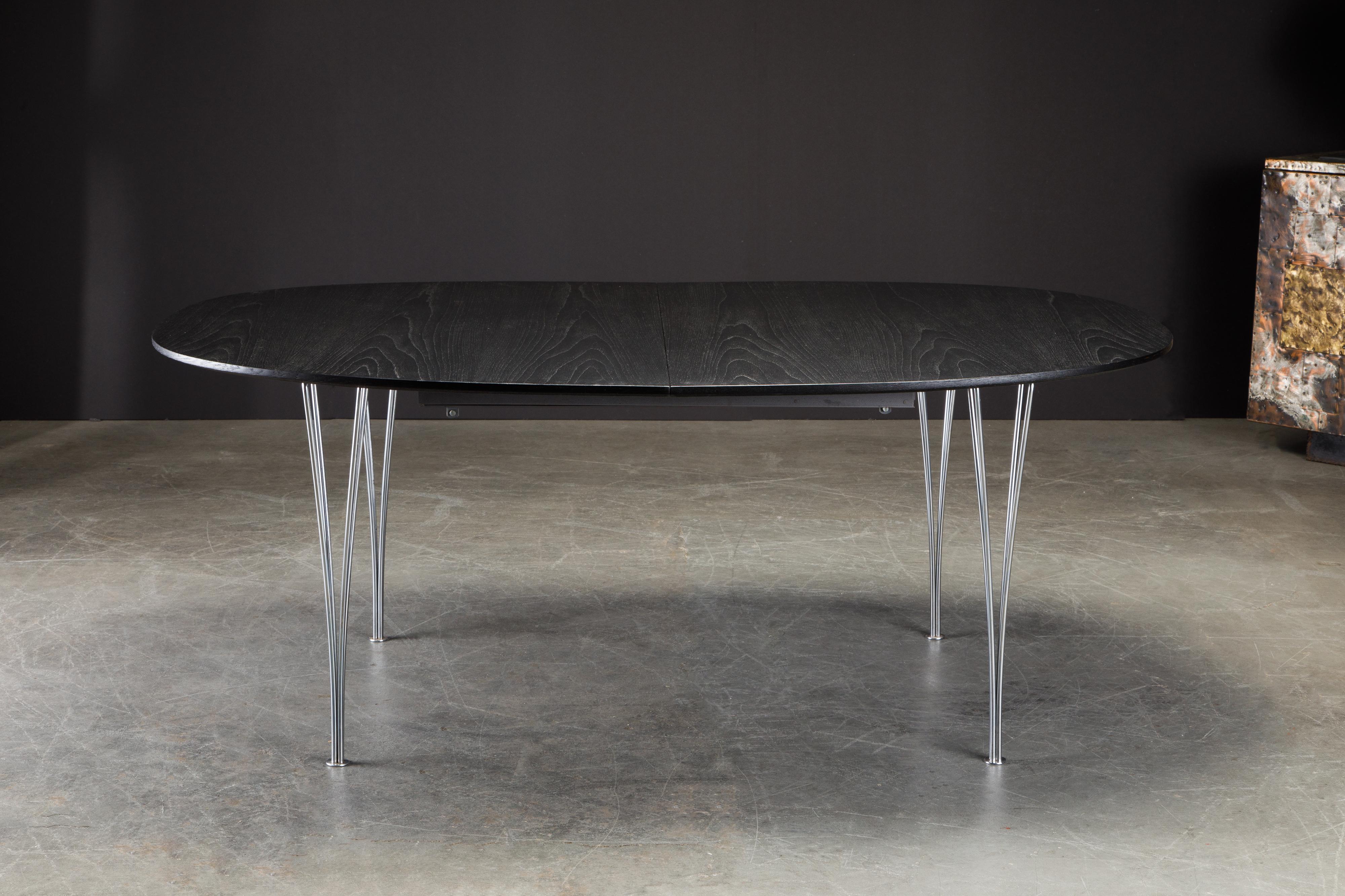 Mid-Century Modern Early Production 'Superellipse' by Piet Hein for Fritz Hansen, 1973, Signed