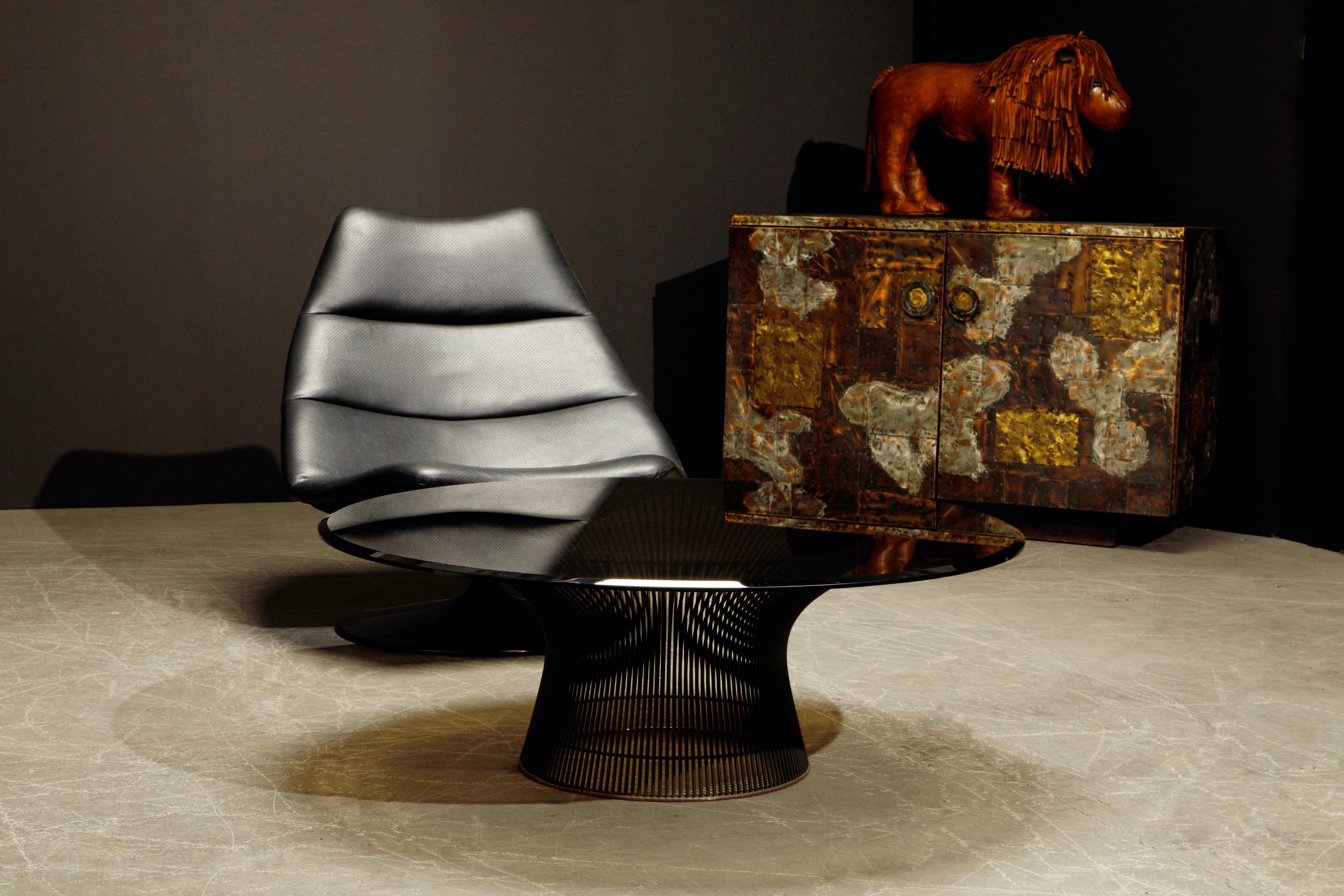 Early Production Warren Platner for Knoll International Bronze Coffee Table 12