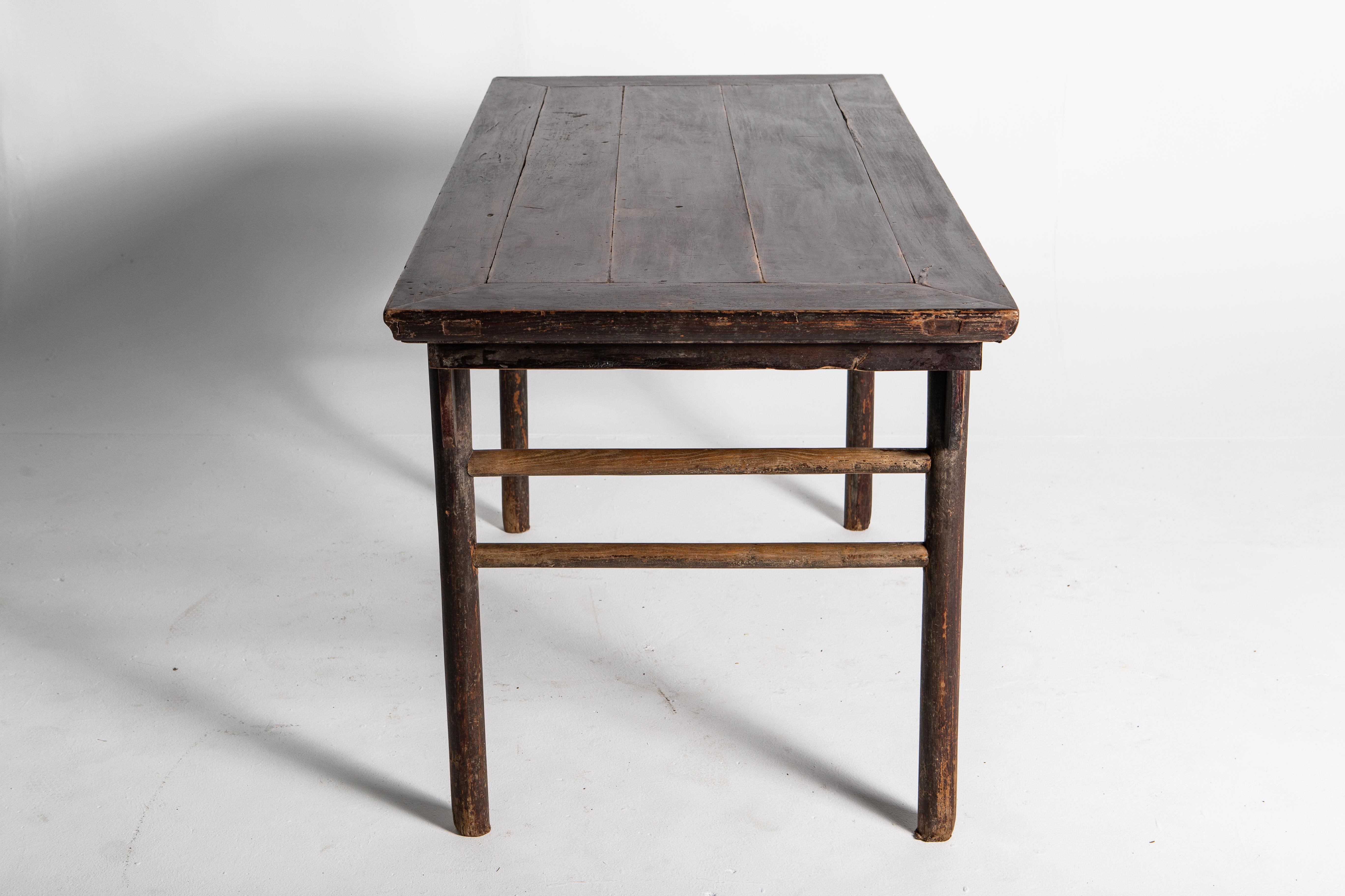 Lacquered Early Qing Dynasty Chinese Scholar’s Table