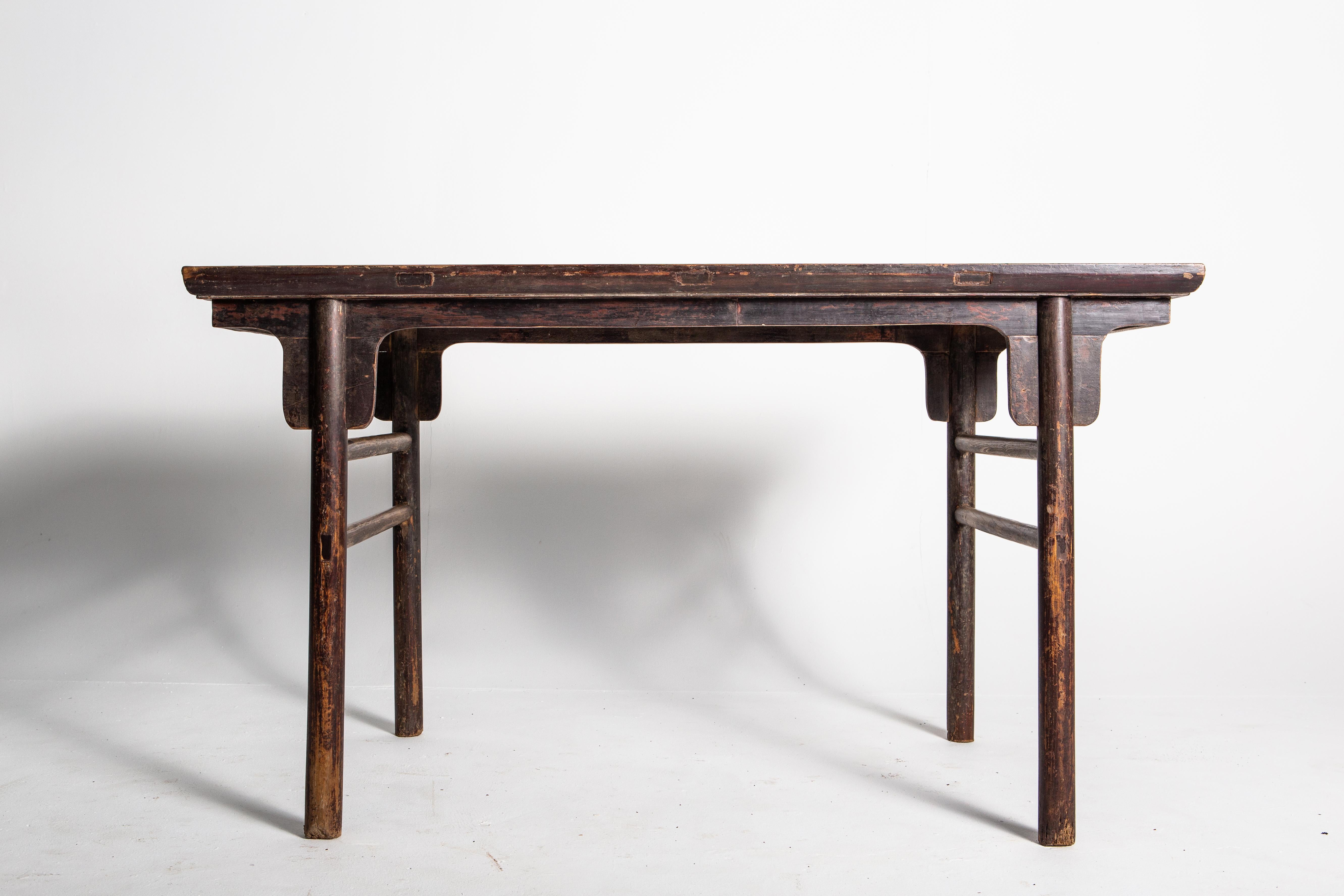 Elm Early Qing Dynasty Chinese Scholar’s Table