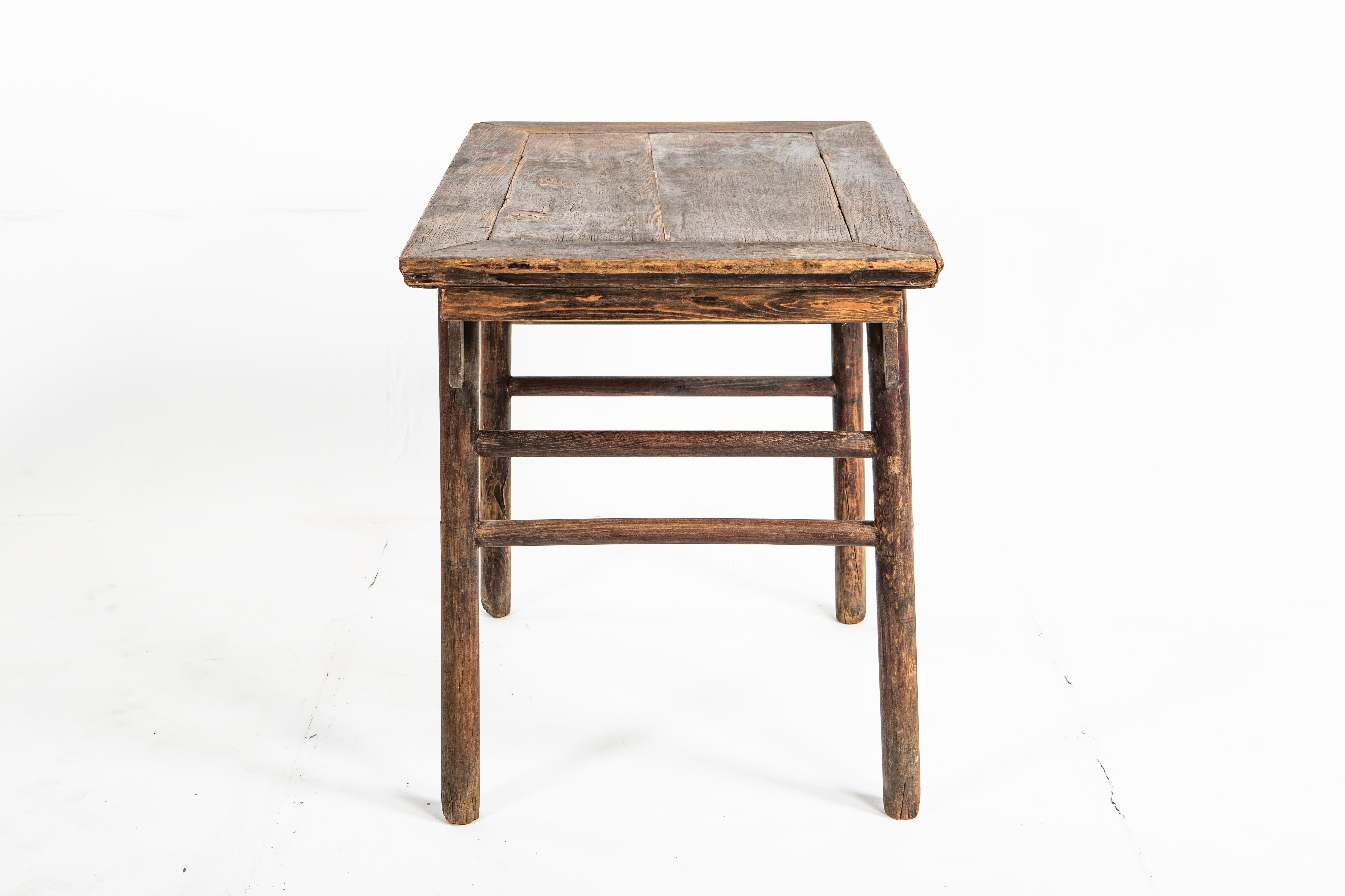 Elm Early Qing Dynasty Painting Table