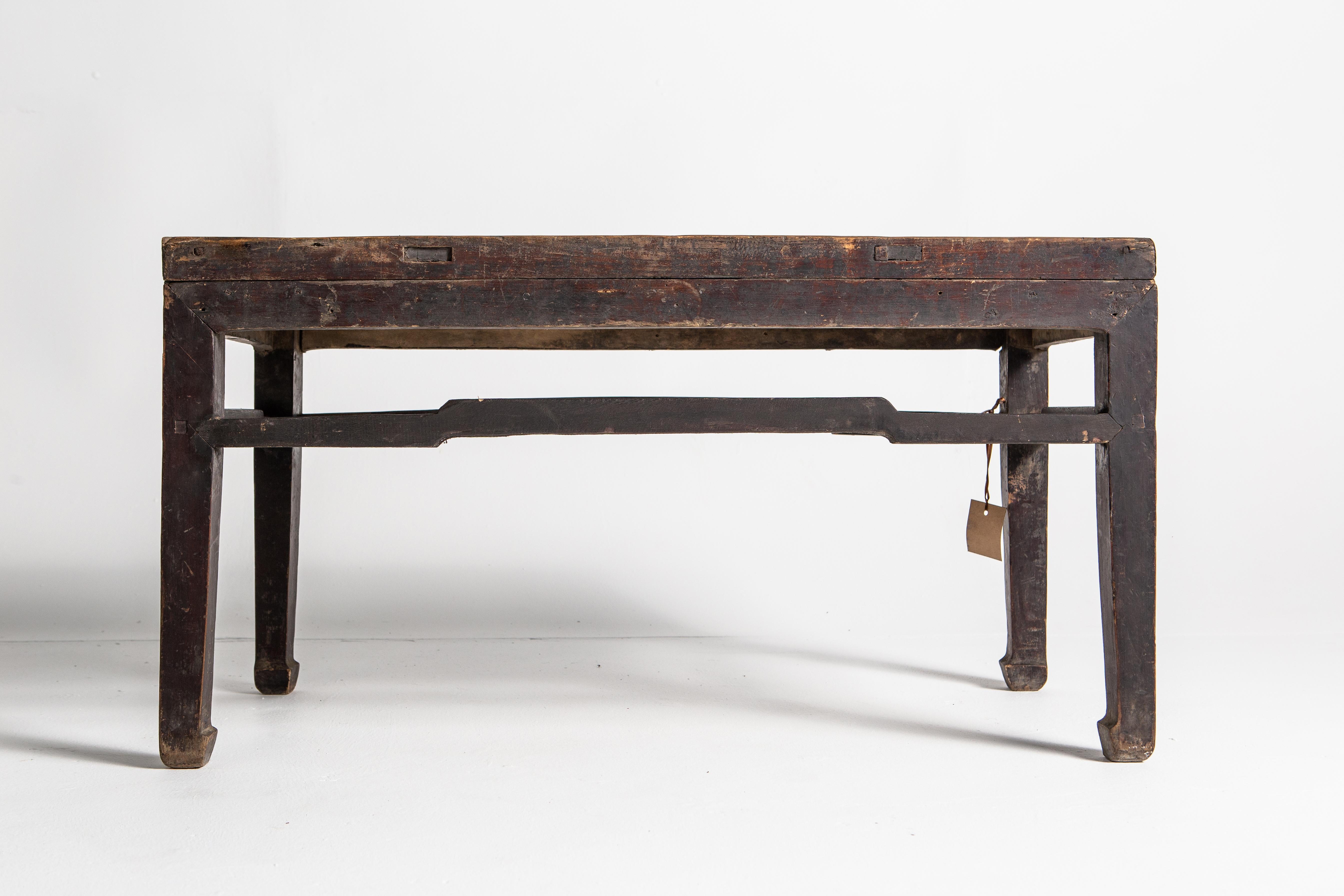 19th Century Qing Dynasty Rectangular Low Table