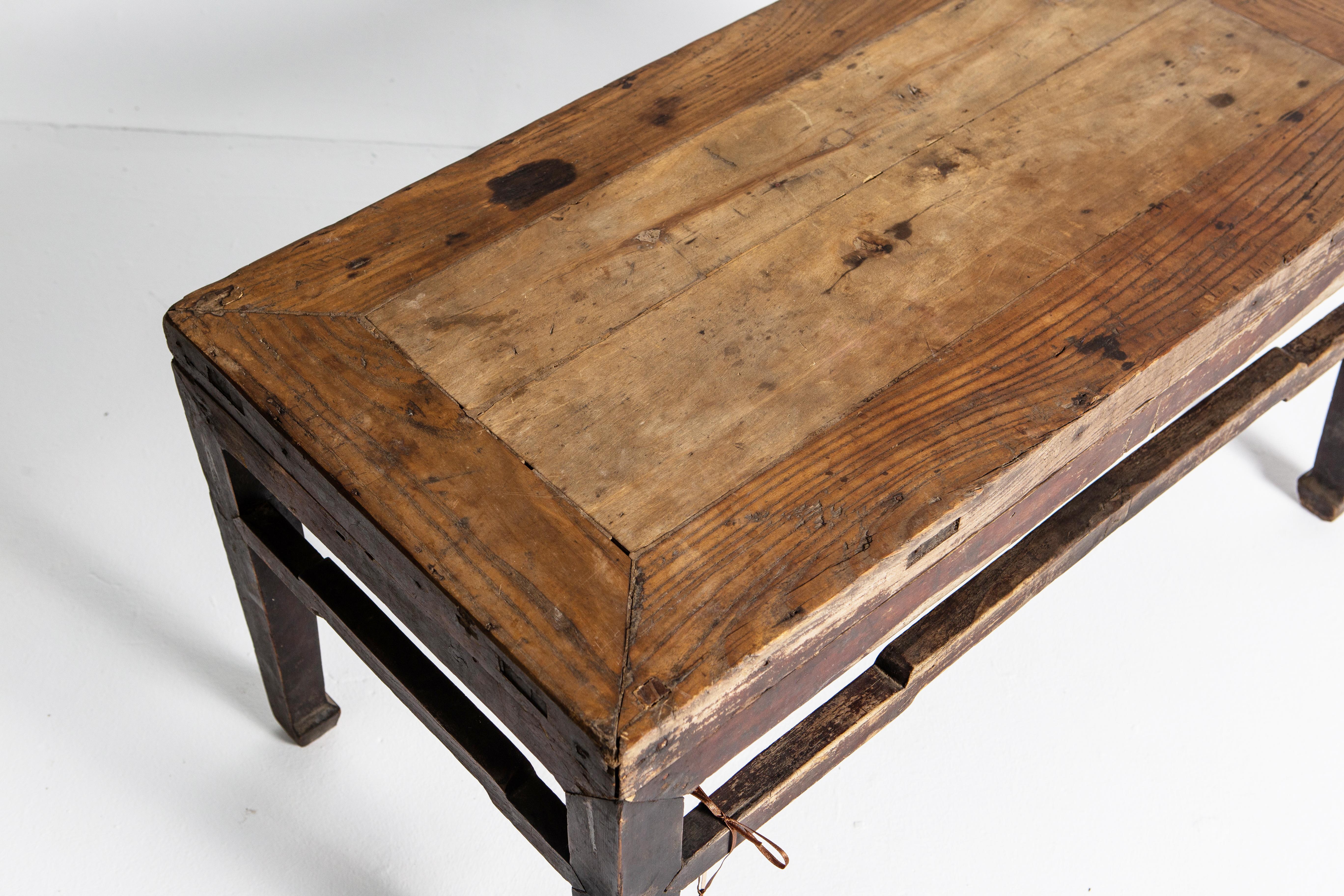 Qing Dynasty Rectangular Low Table 2