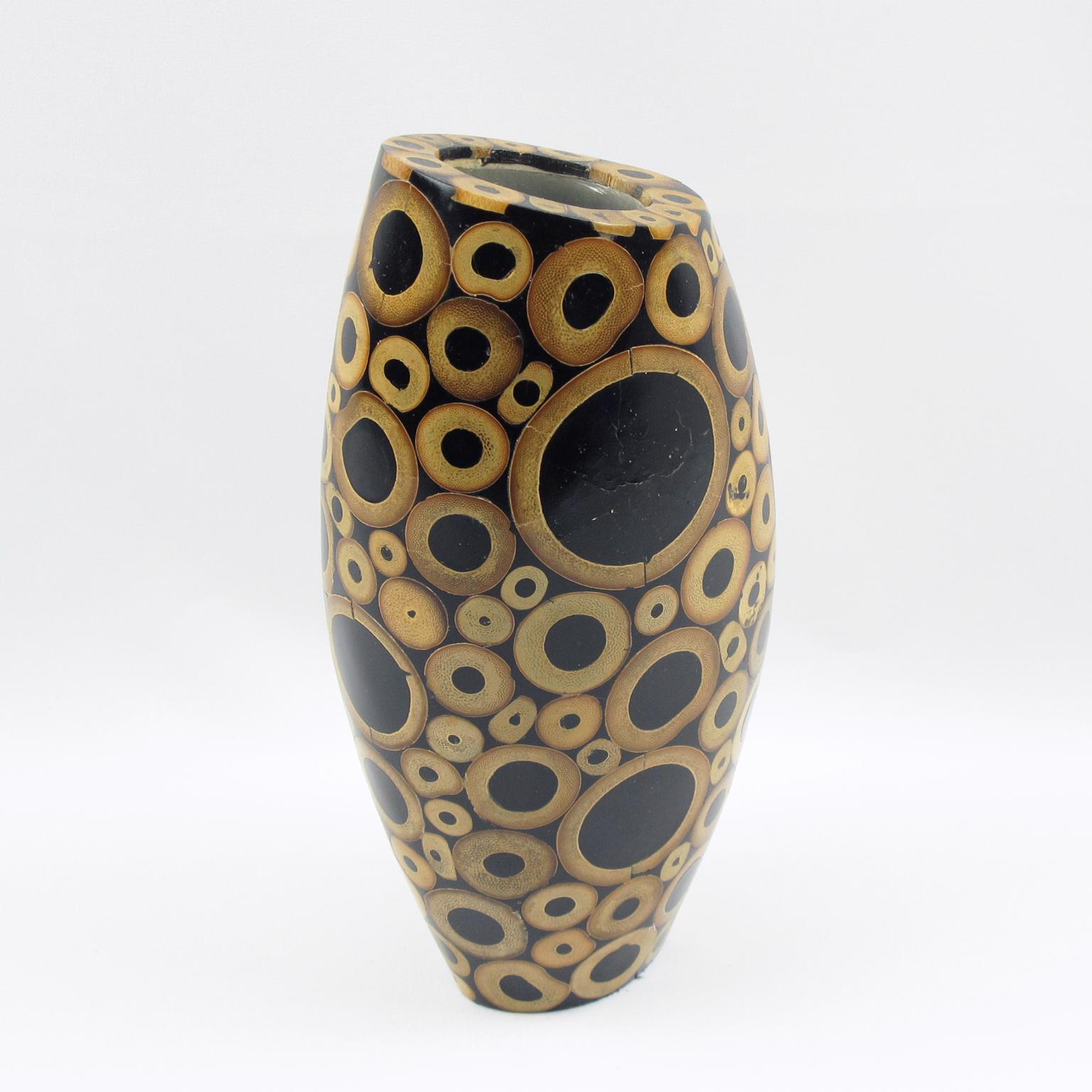 Early R & Y Augousti Paris Bamboo Vase 1