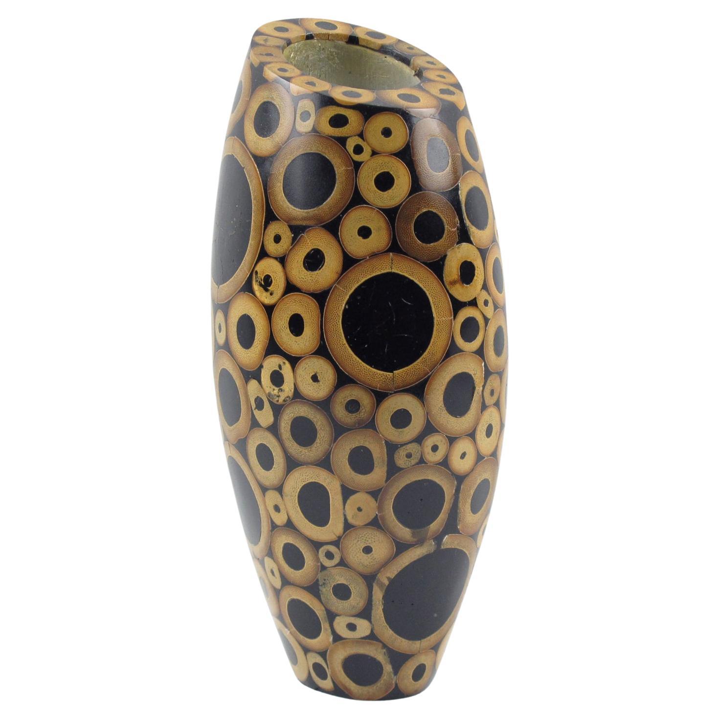 Early R & Y Augousti Paris Bamboo Vase For Sale