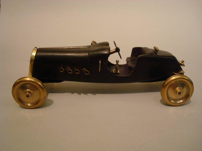 Early Racing Car Model Indianapolis Type Brass And Wood Automobilia For Sale At 1stdibs