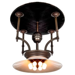 Early Railroad Center Lamp