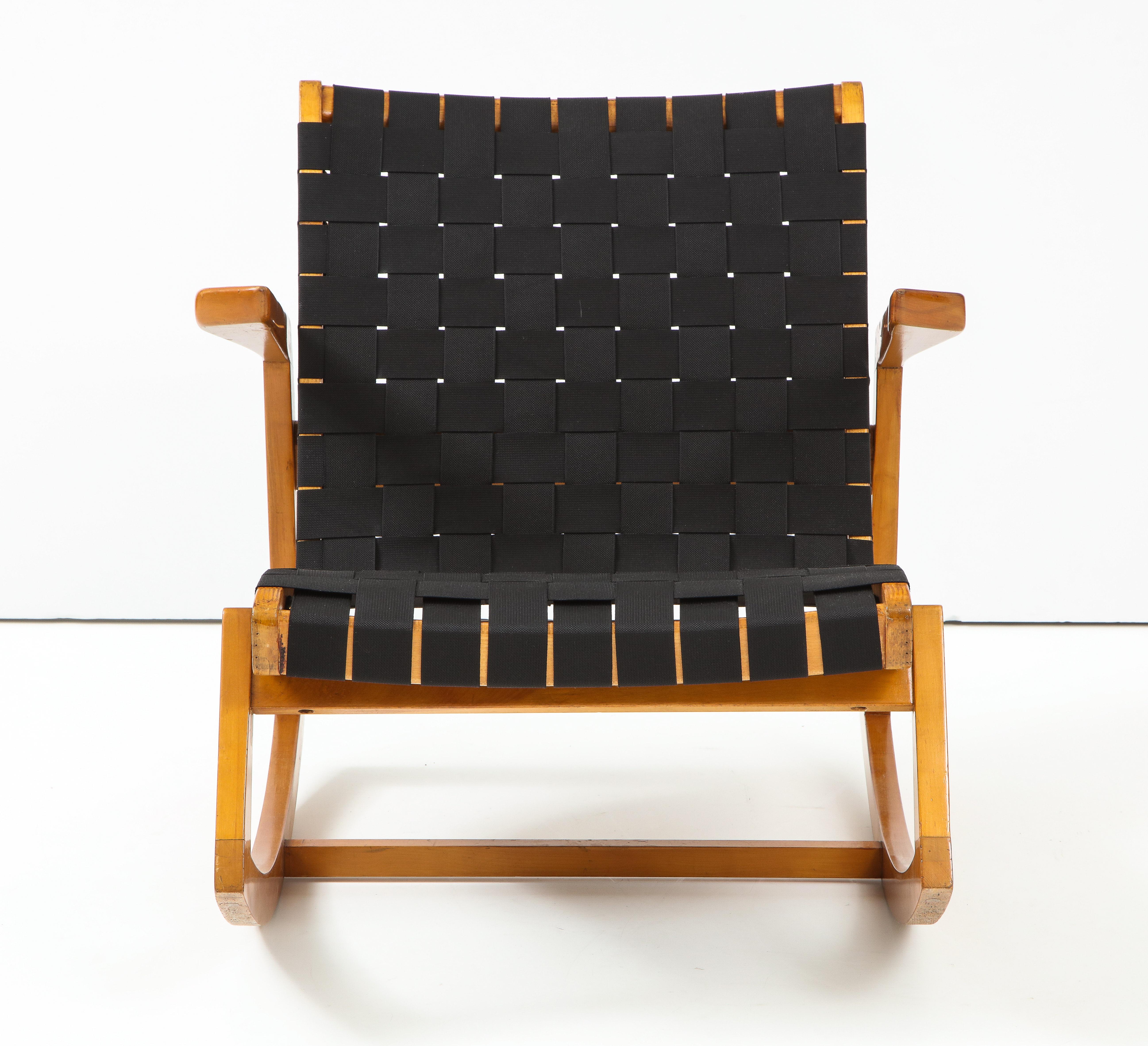 Mid-20th Century Early Ralph Rapson Rocker for Knoll For Sale
