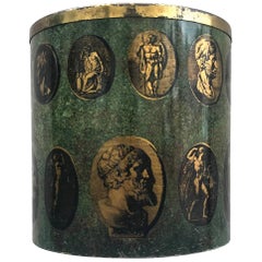 Early Rare 1950s Fornasetti Wastebasket