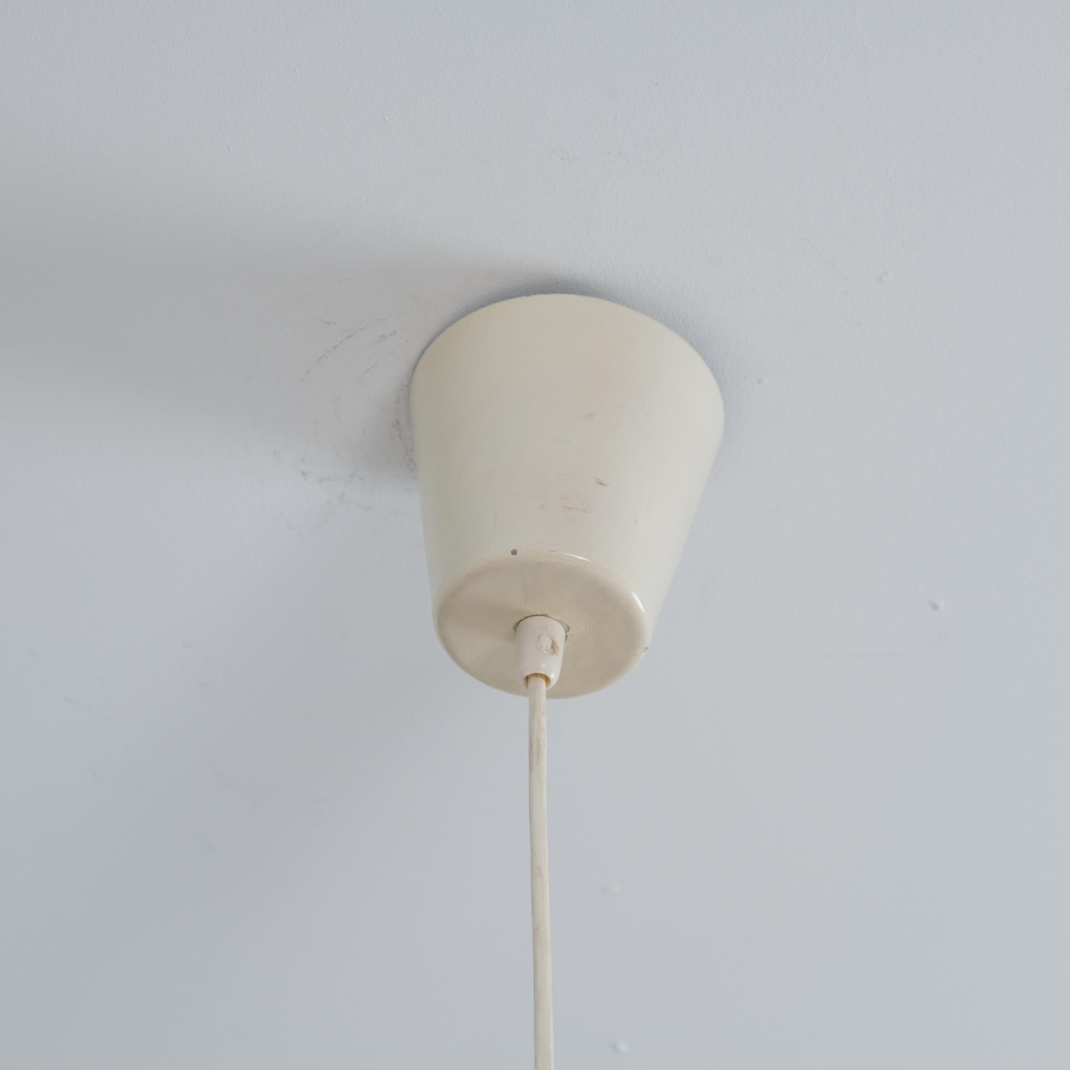 Colgante Colmena Alvar Aalto A32, Blanco y Latón, Valaistustyö Años 50 Metal en venta
