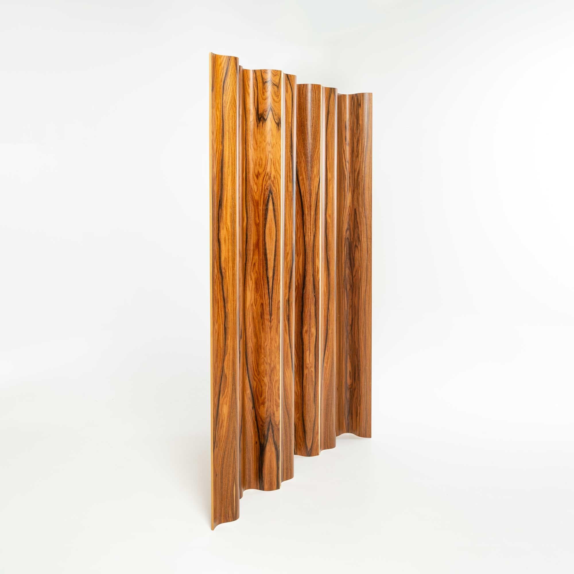 North American Early Rare Eames Screen Room Divider FSW-6 in Rosewood For Sale