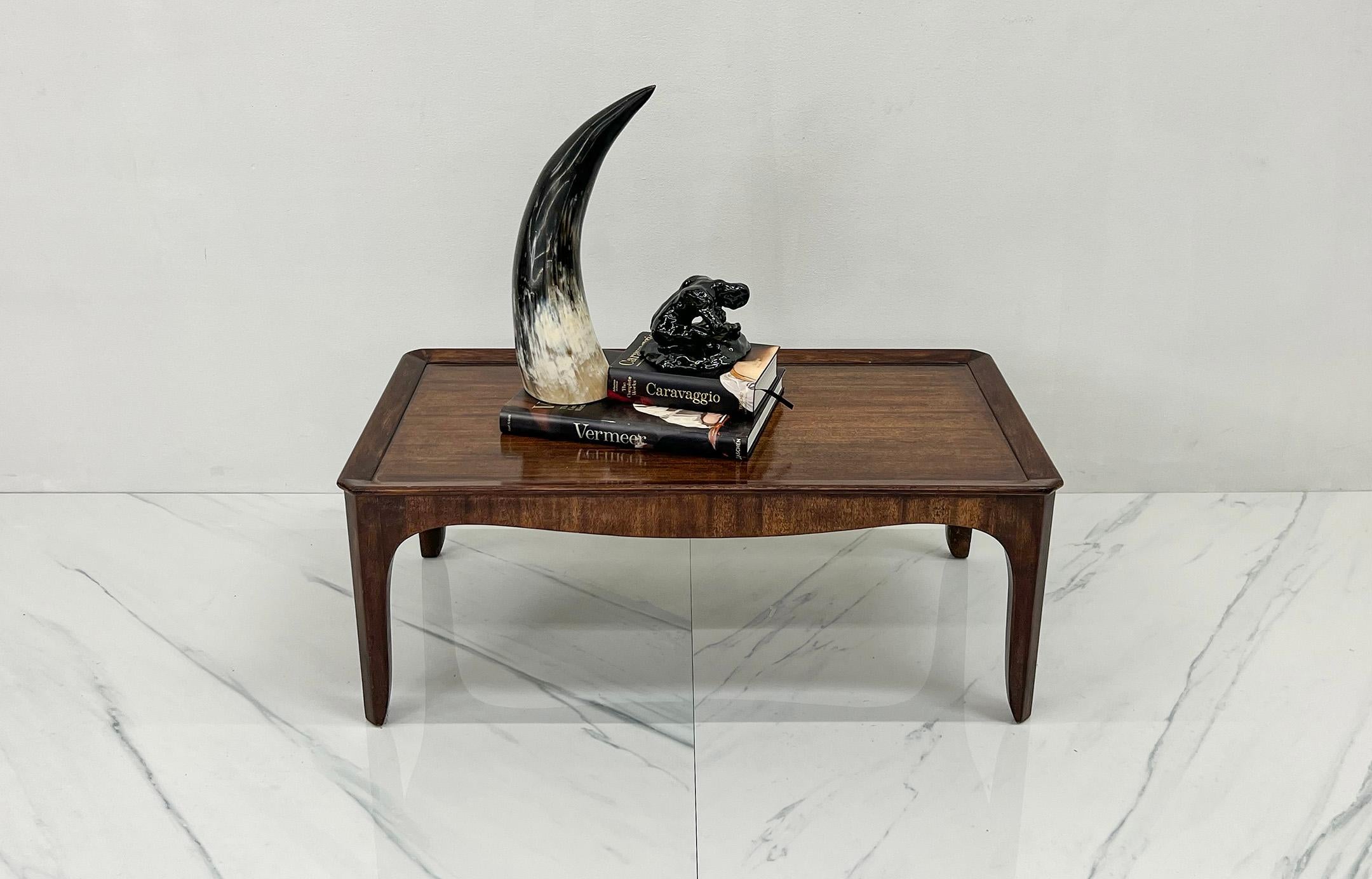Mid-Century Modern Edward Wormley table basse rare, Dunbar Furniture, années 1940 en vente