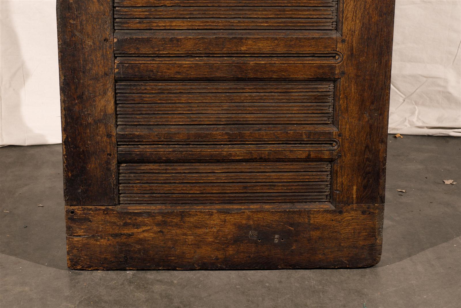 Wood Early Rare English Door, circa 1750s For Sale