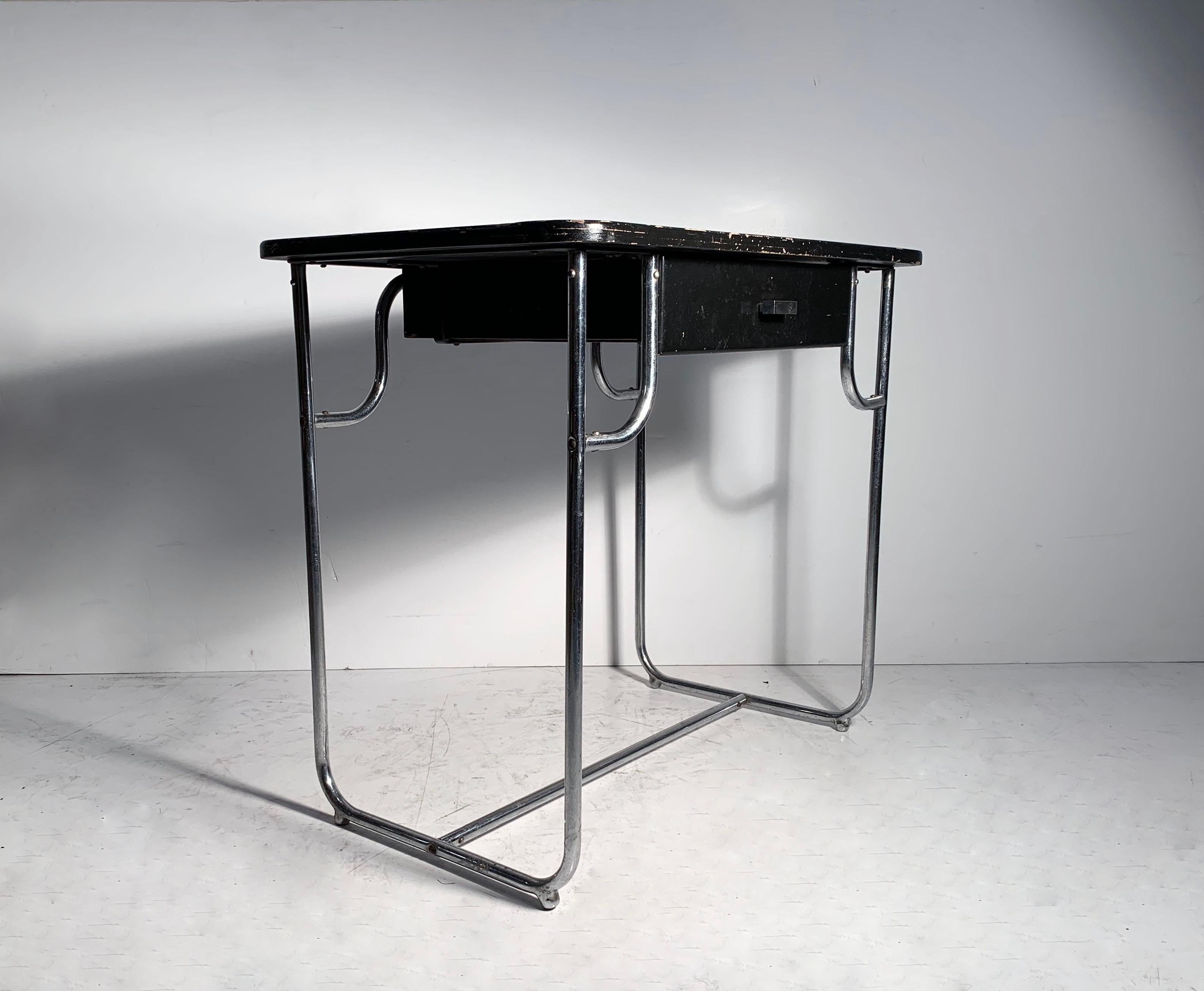 Art Deco Early Rare Kem Weber Petite Desk for Lloyd For Sale