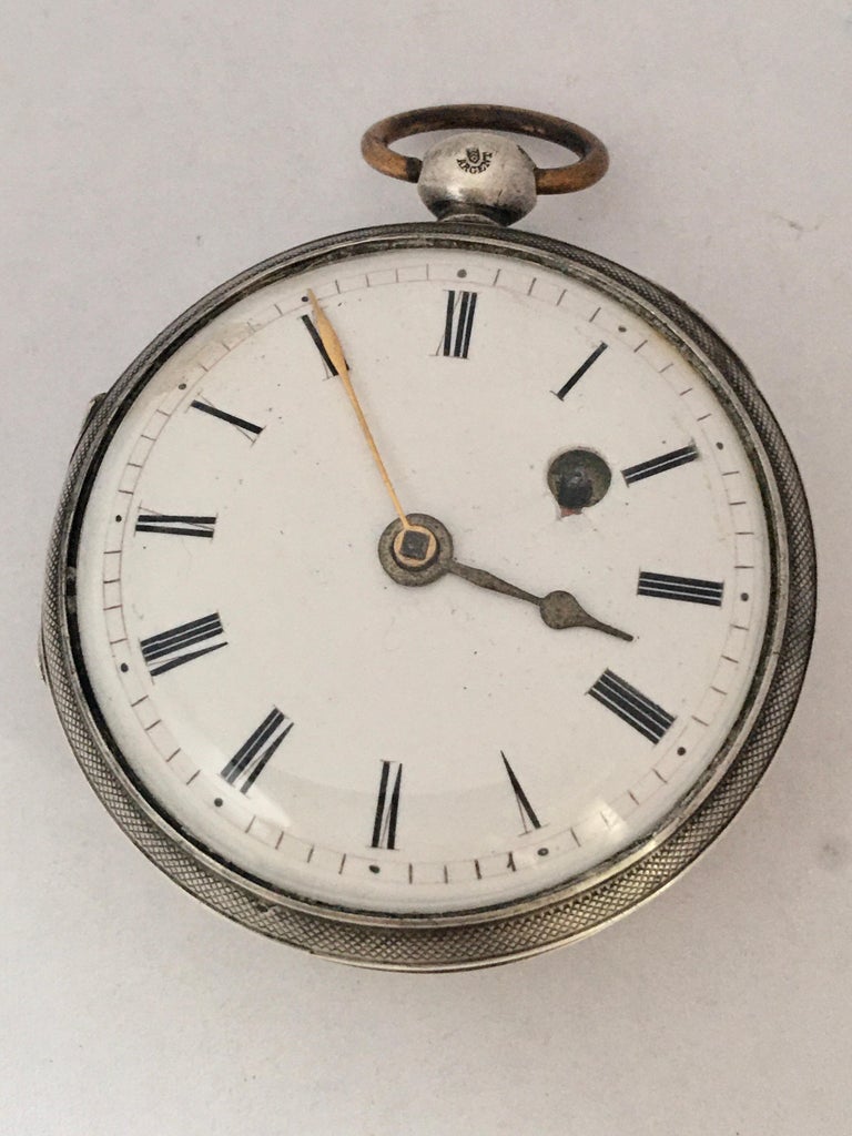 Early Rare Verge Fusee Silver Pocket Watch For Sale at 1stDibs verge