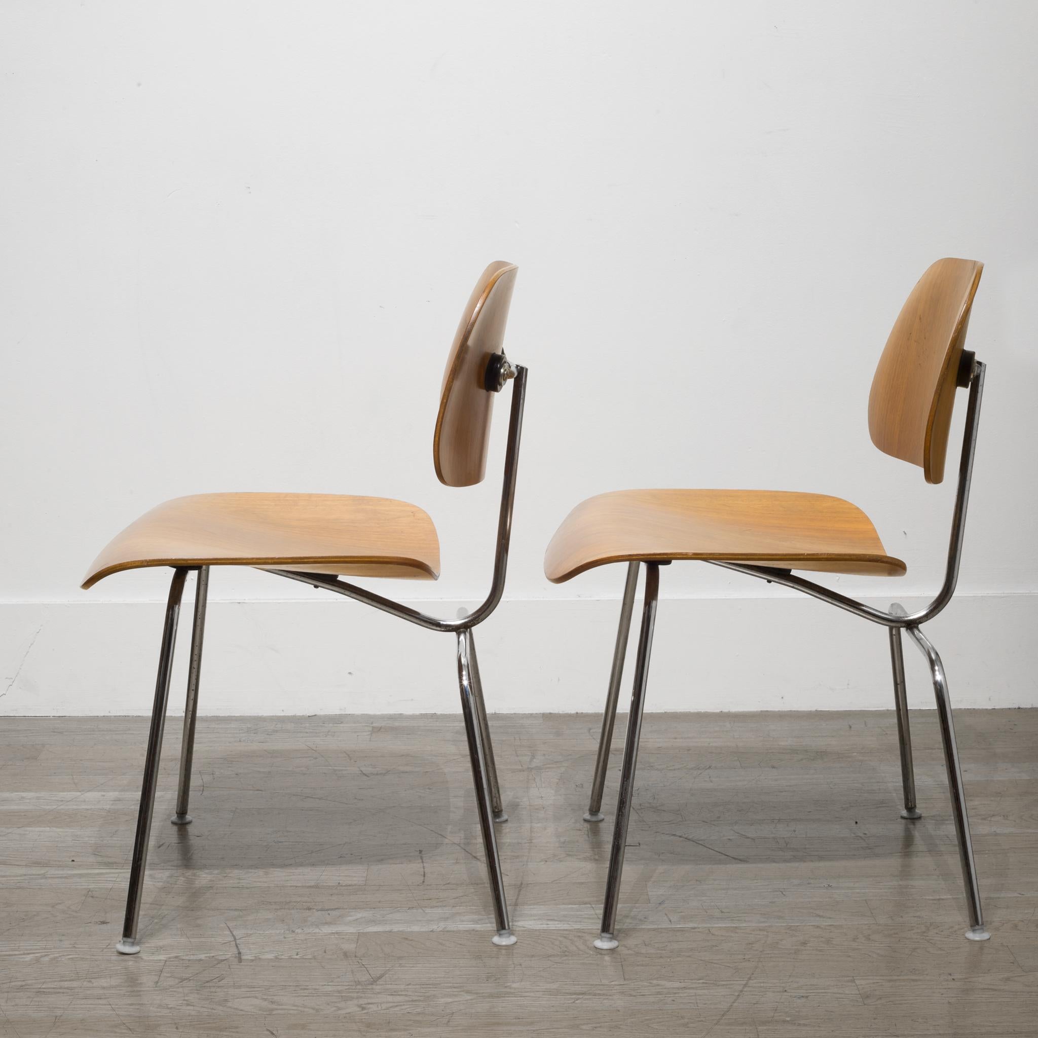 Early Ray and Charles Eames for Herman Miller DCM Chairs, circa 1950s 7