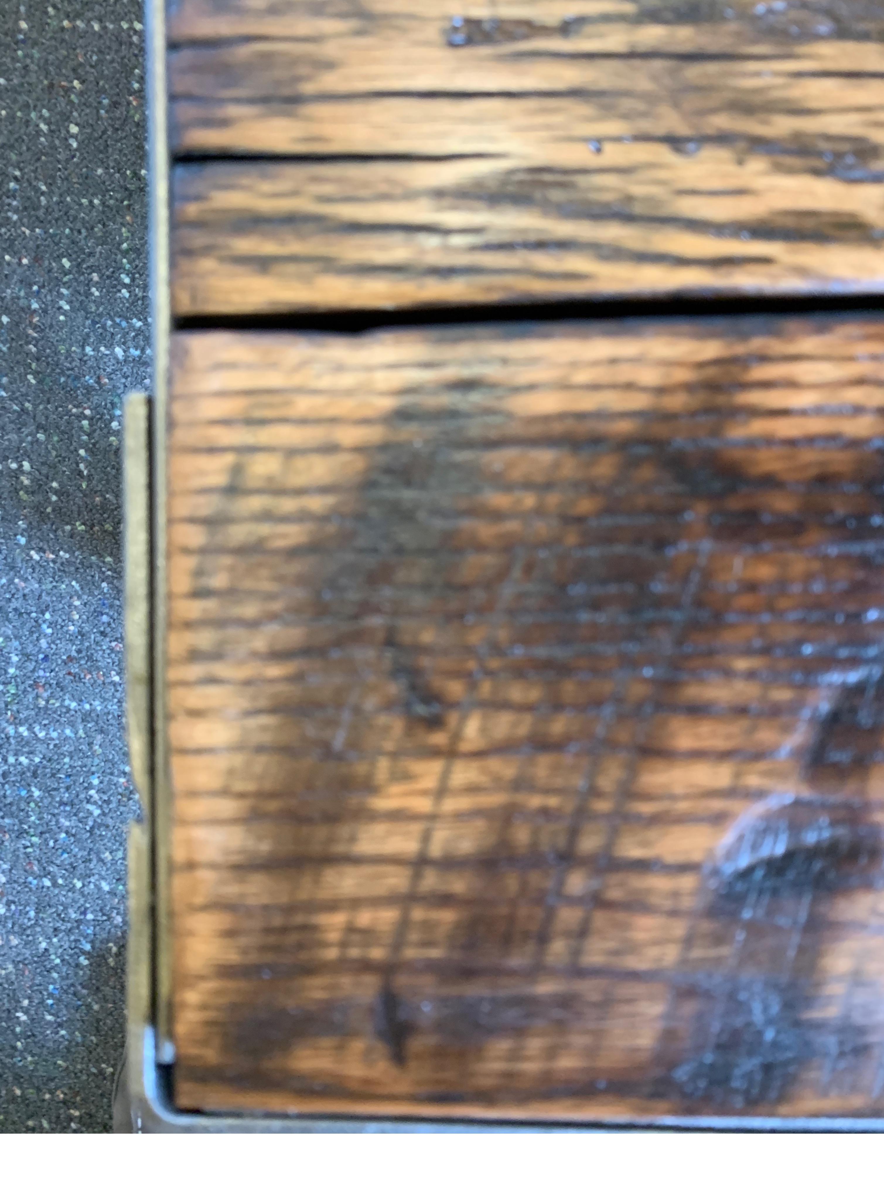 Early Reclaimed and Refinished Factory Cart 1