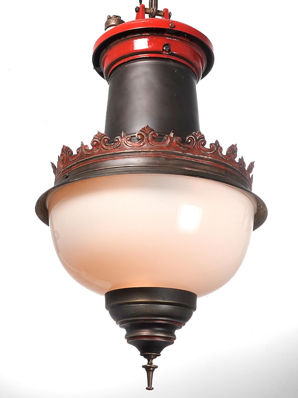 American Early Red Top Street Light For Sale