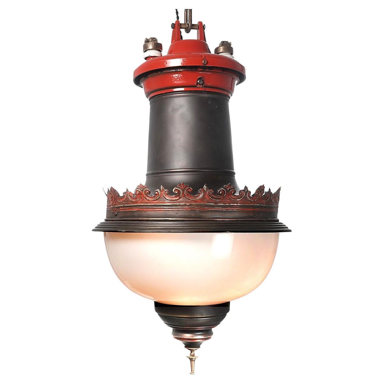 Early Red Top Street Light For Sale