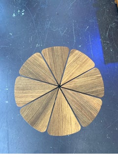 Early Redwood Richard Schultz for Knoll Petal Pedal Side Table Mid Century