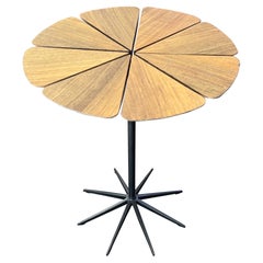 Early Redwood Richard Schultz for Knoll Petal Pedal Side Table Mid Century