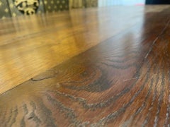 Early Renaissance-Louis XIII Oak Monastery Farmhouse Table, 20th Century
