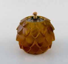 Frühes René Lalique "Lampe Berger", Art Deco Parfümbrenner, 1930er Jahre