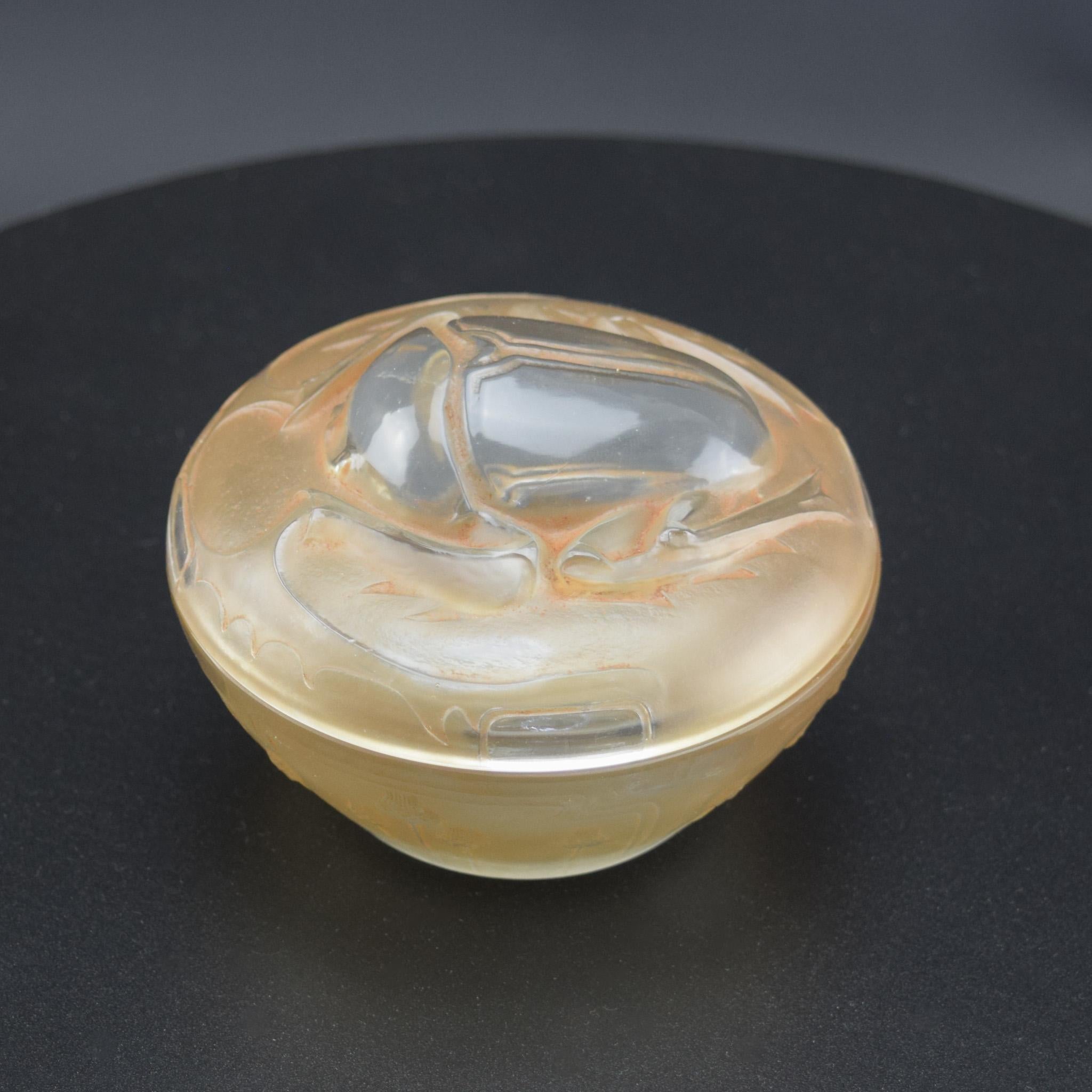 Art nouveau Boîte à scarabées Rene His C1911 en vente