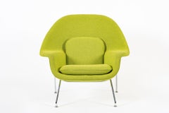 Early Restored Mid Century Green Womb Lounge Chair by Saarinen for Knoll