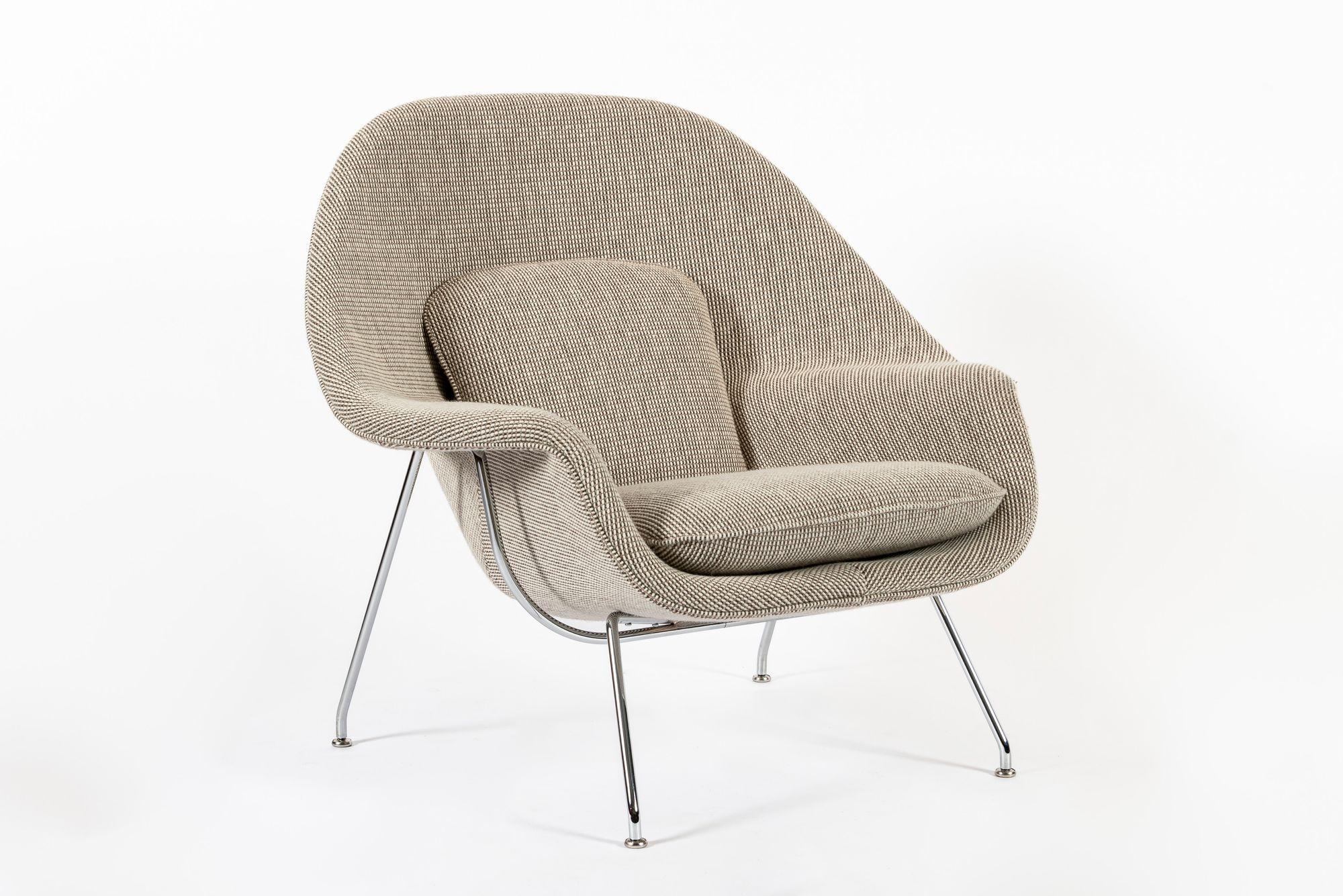 Chaise longue Tan Womb du milieu du siècle, restaurée, par Saarinen pour Knoll en vente 4