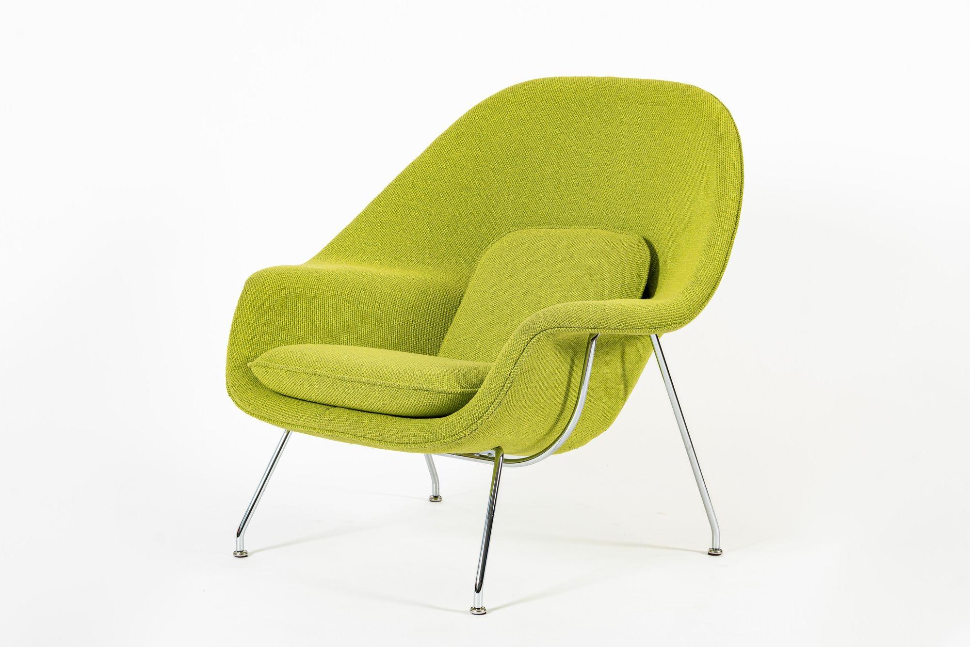 American Early Restored Mid Century Womb Lounge Chair by Saarinen for Knoll, Custom Avail For Sale