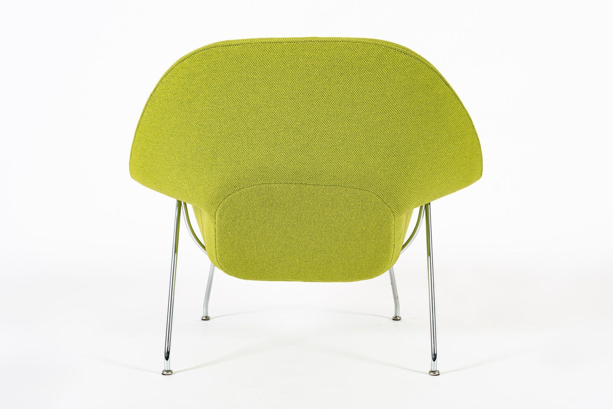 Mid-20th Century Early Restored Mid Century Womb Lounge Chair by Saarinen for Knoll, Custom Avail For Sale
