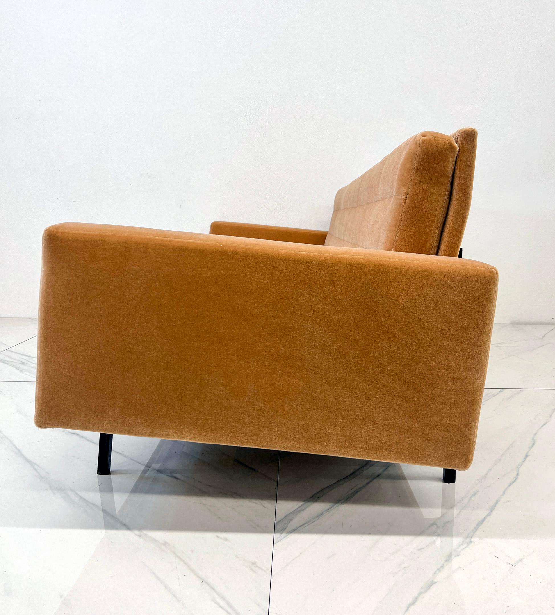 Sofá / Sofá cama Richard Schultz en mohair, Modelo 704, Knoll, Años 50 en venta 2