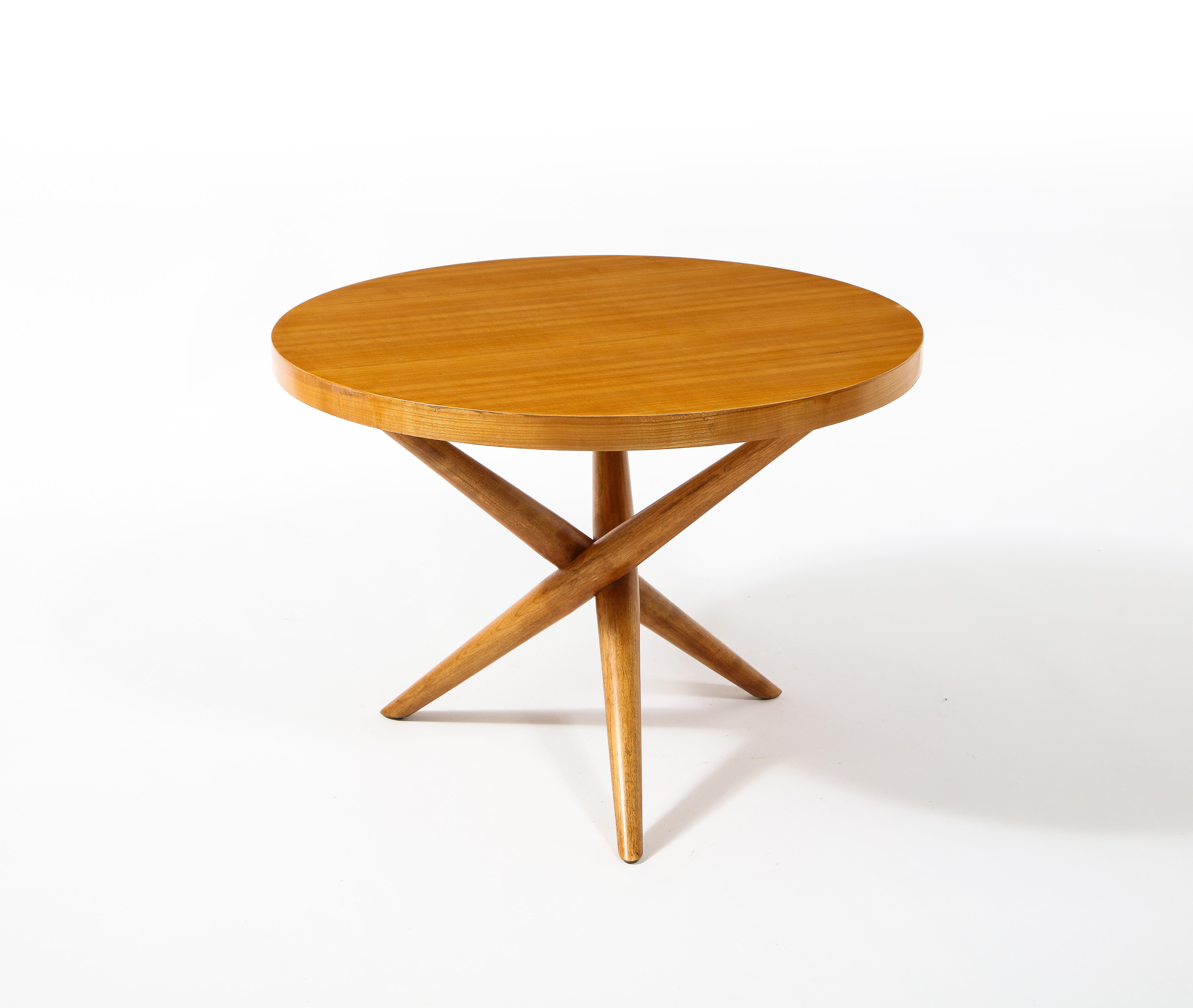 Robsjohn Gibbings Early Tripod Table, USA 1950's In Good Condition In New York, NY