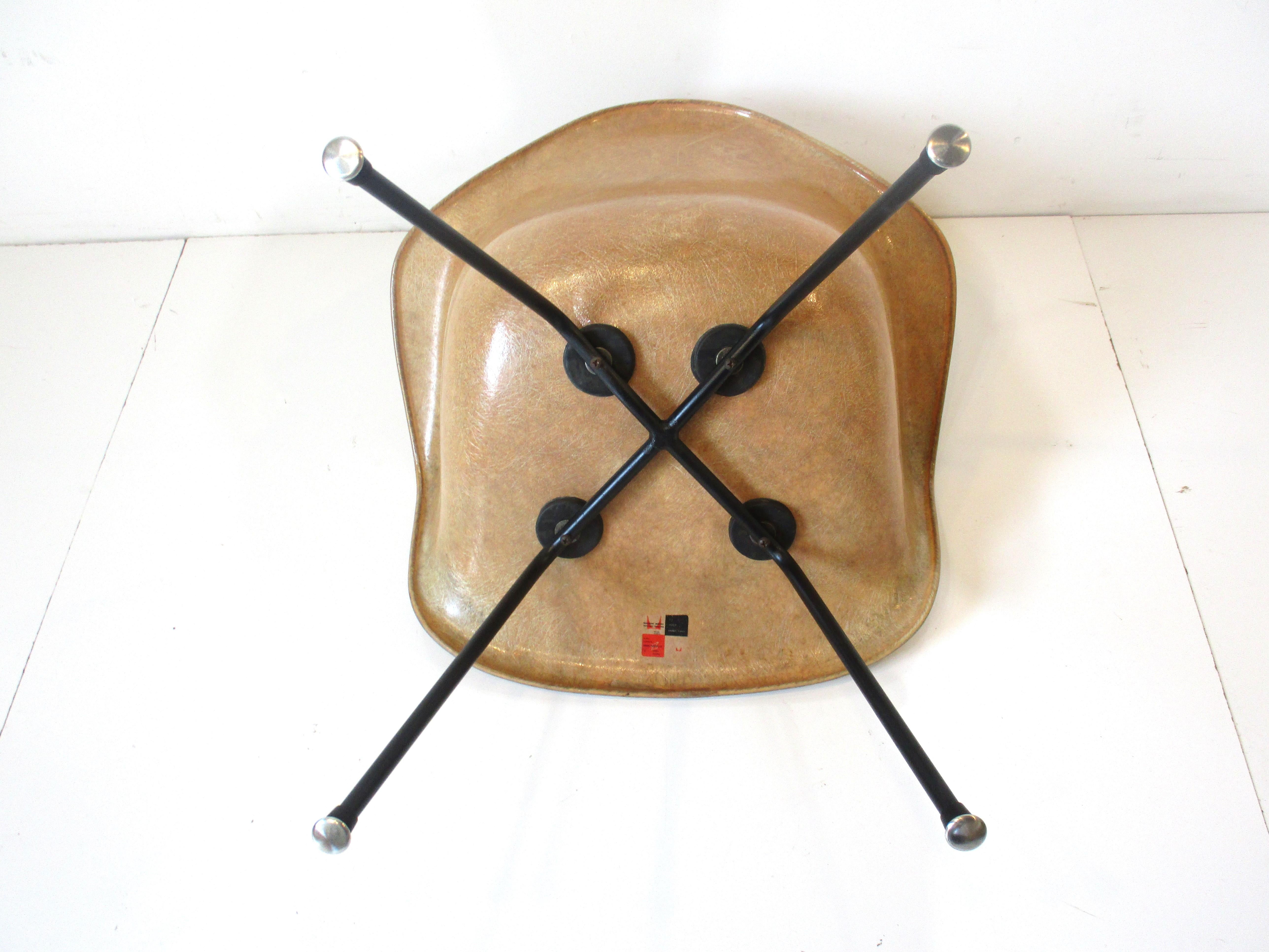 Iron Eames Early Rope Edge Lounge Chair for Herman Miller For Sale