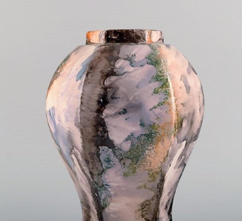 Art Déco Vaso Art Deco Rörstrand in ceramica smaltata, anni '20 in vendita