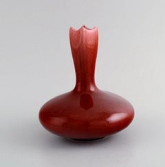 Early Rörstrand Art Nouveau Vase in Glazed Faience, Early 20th C