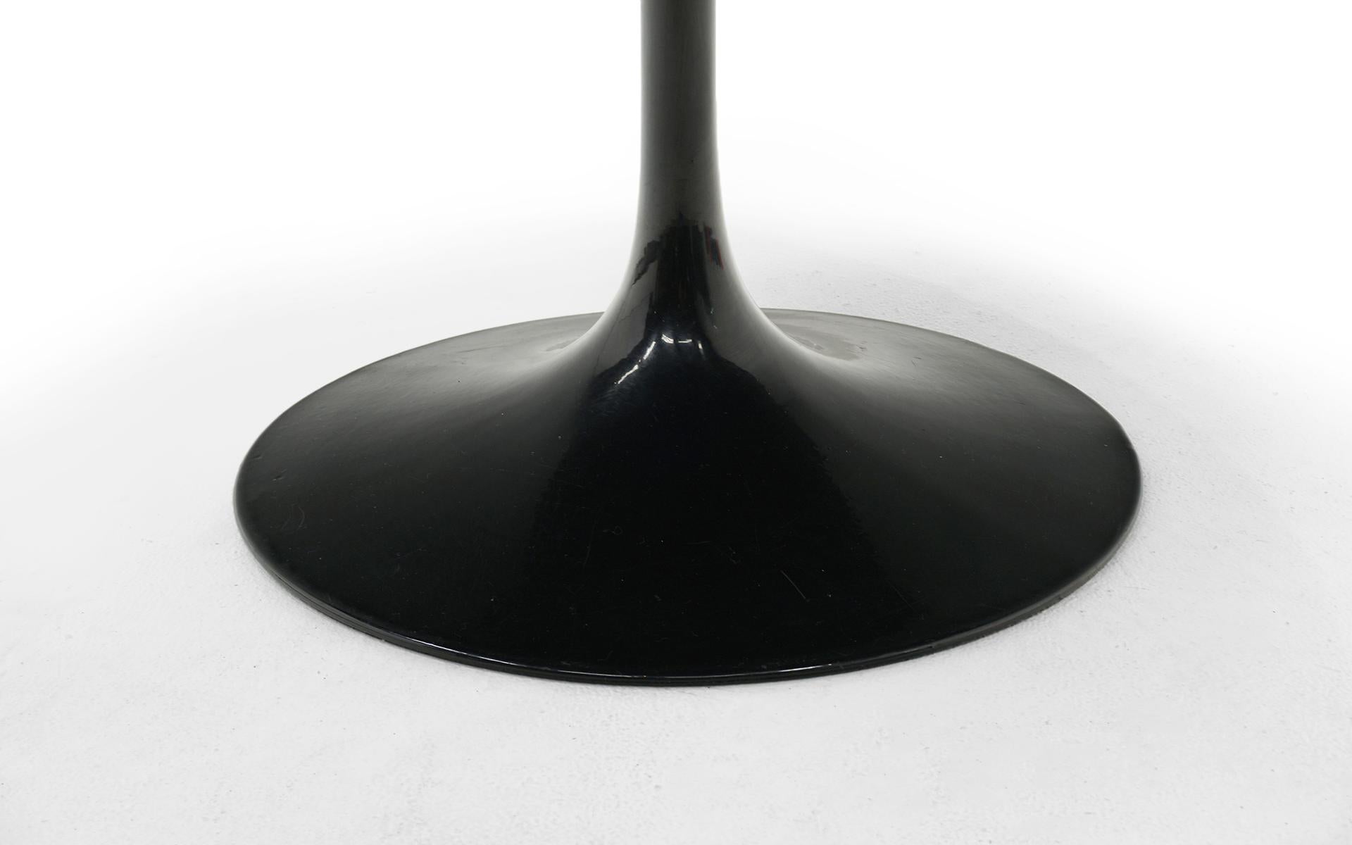 black tulip dining table