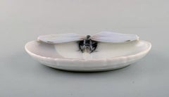 Early Royal Copenhagen Art Nouveau Bowl, Decorated with Insect and Spider