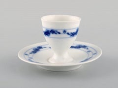 Early Royal Copenhagen Rosebud or Blue Rose Service, Four Egg Cups on Stand
