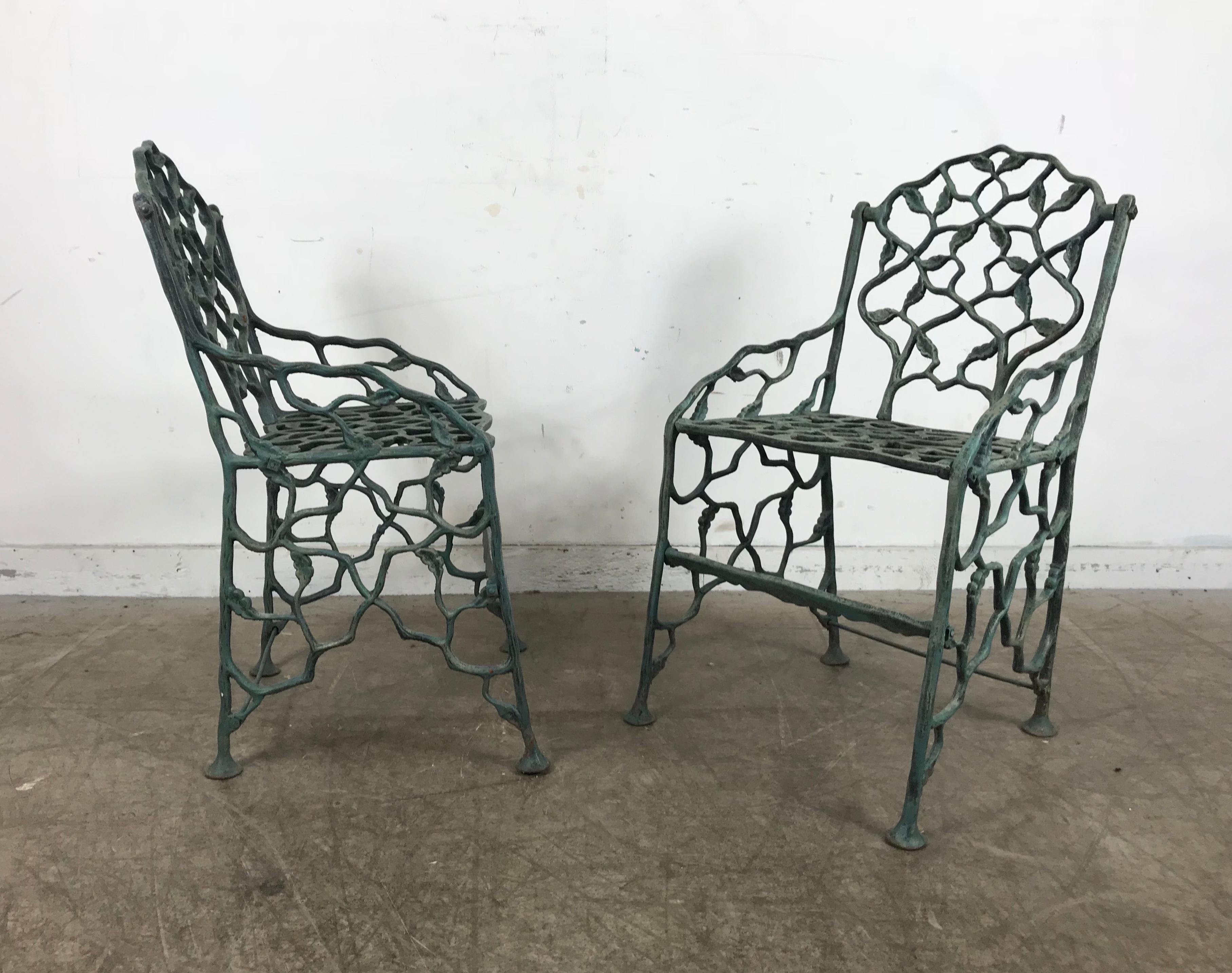 rustic garden chairs