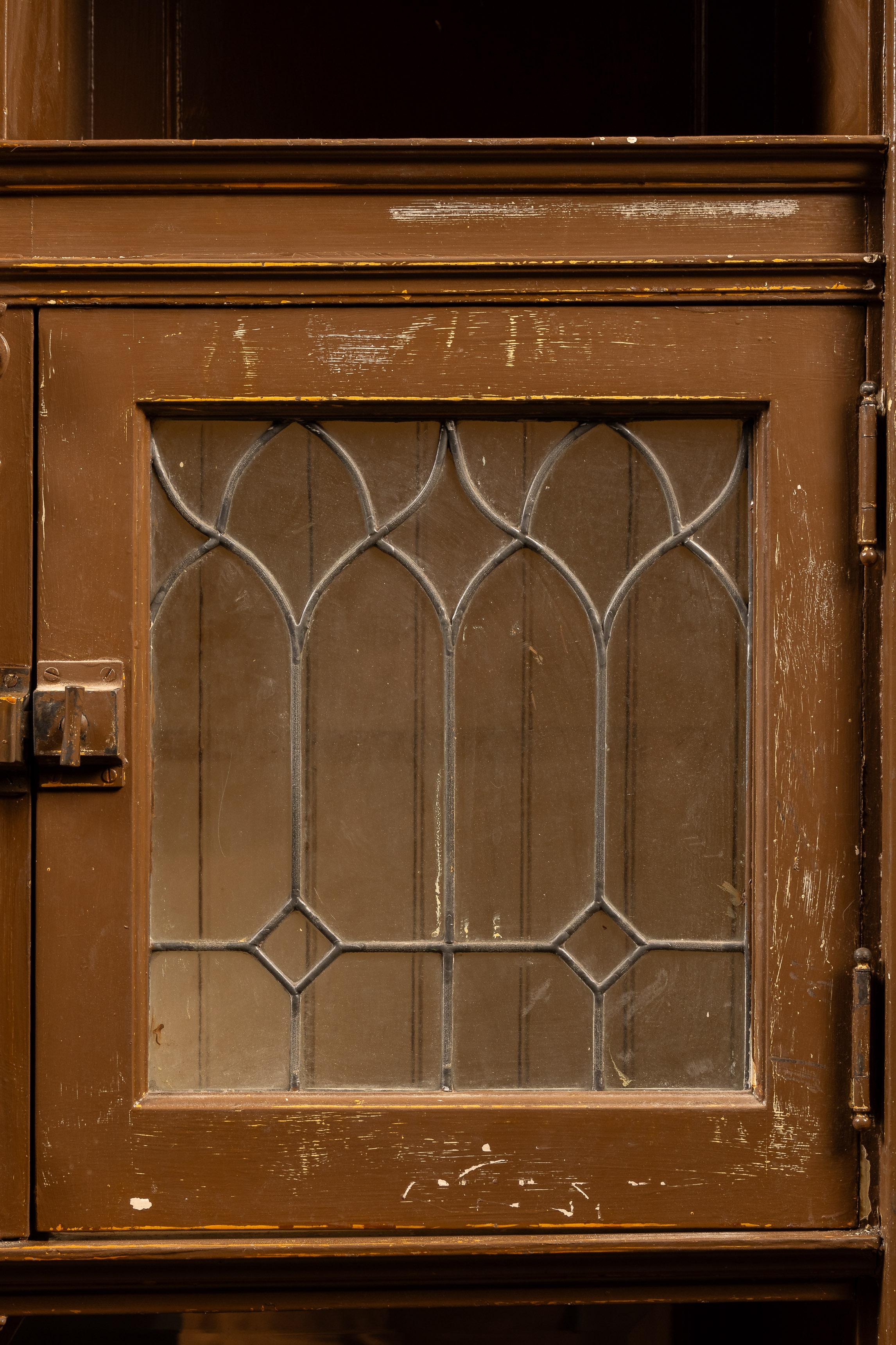 Early Rustic Painted Hutch For Sale 7